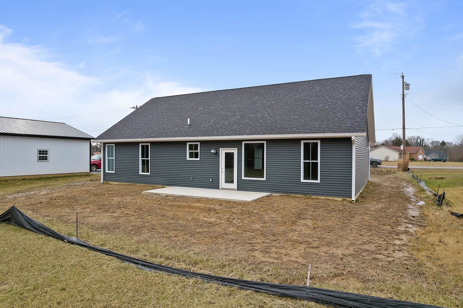 Rear View of this 3-Bedroom,1416 Sq Ft Plan -142-1420