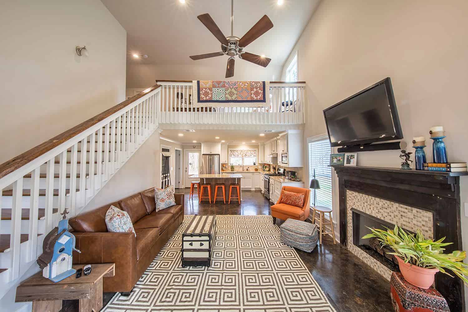 Living Room of this 1-Bedroom,1227 Sq Ft Plan -142-1423