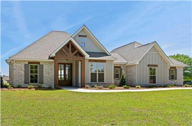 4-Bedroom, 1998 Sq Ft Country Home Plan - 142-1424 - Main Exterior