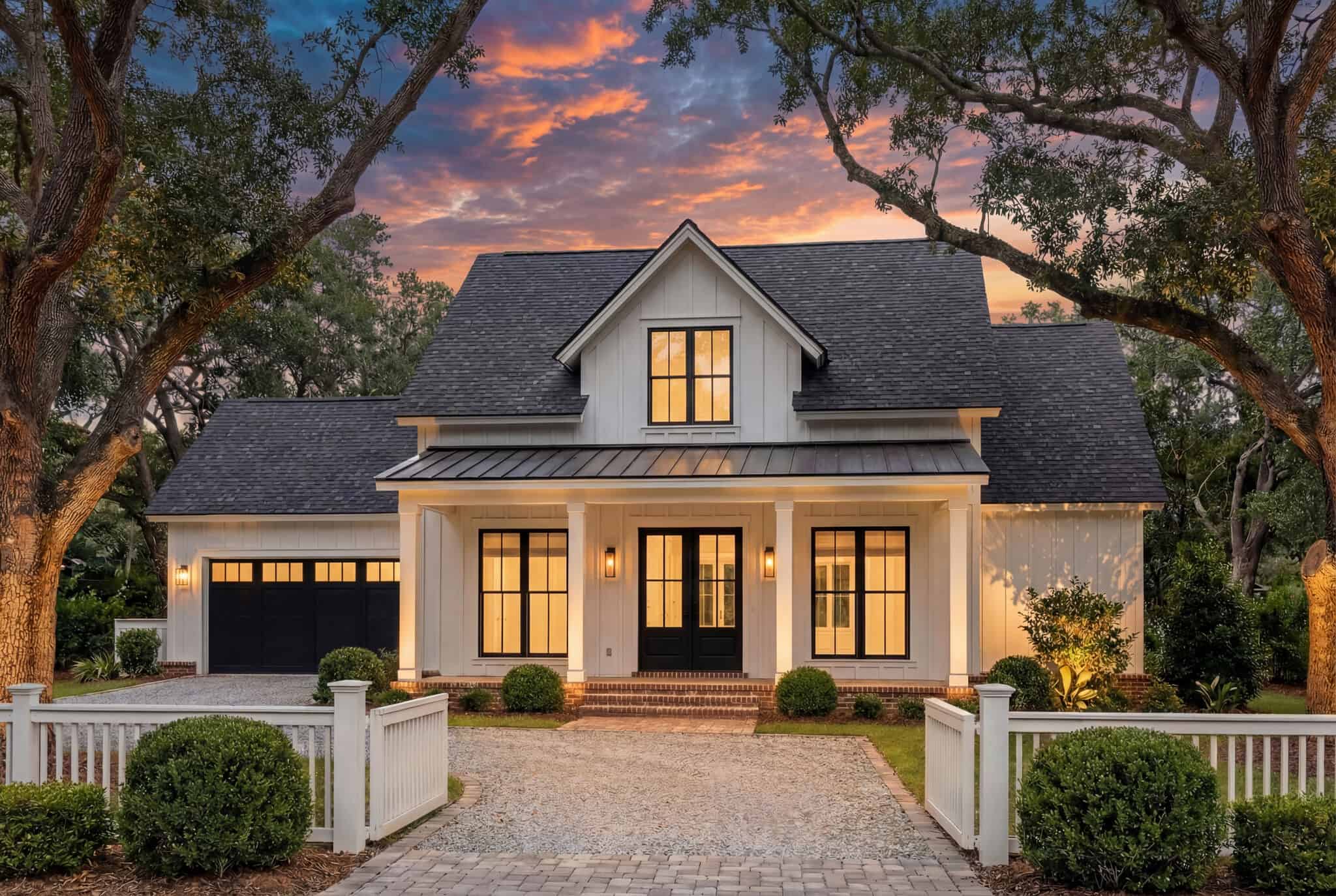 Home at Night of this 3-Bedroom,1479 Sq Ft Plan -142-1456
