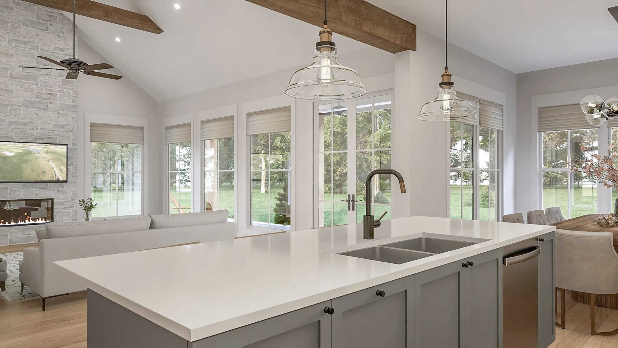 Kitchen of this 3-Bedroom,2349 Sq Ft Plan -142-1485