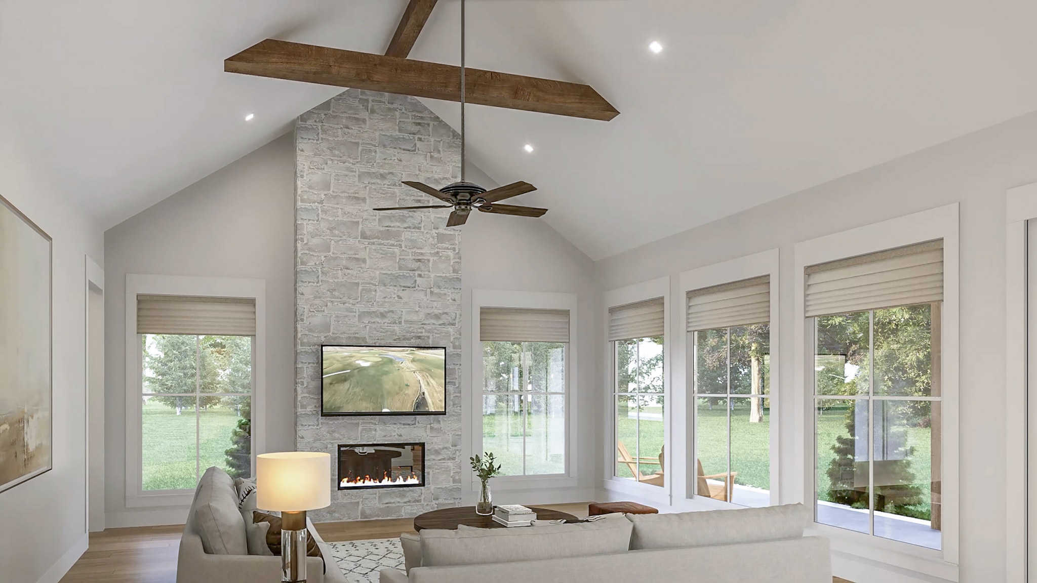 Living Room of this 3-Bedroom,2349 Sq Ft Plan -142-1485