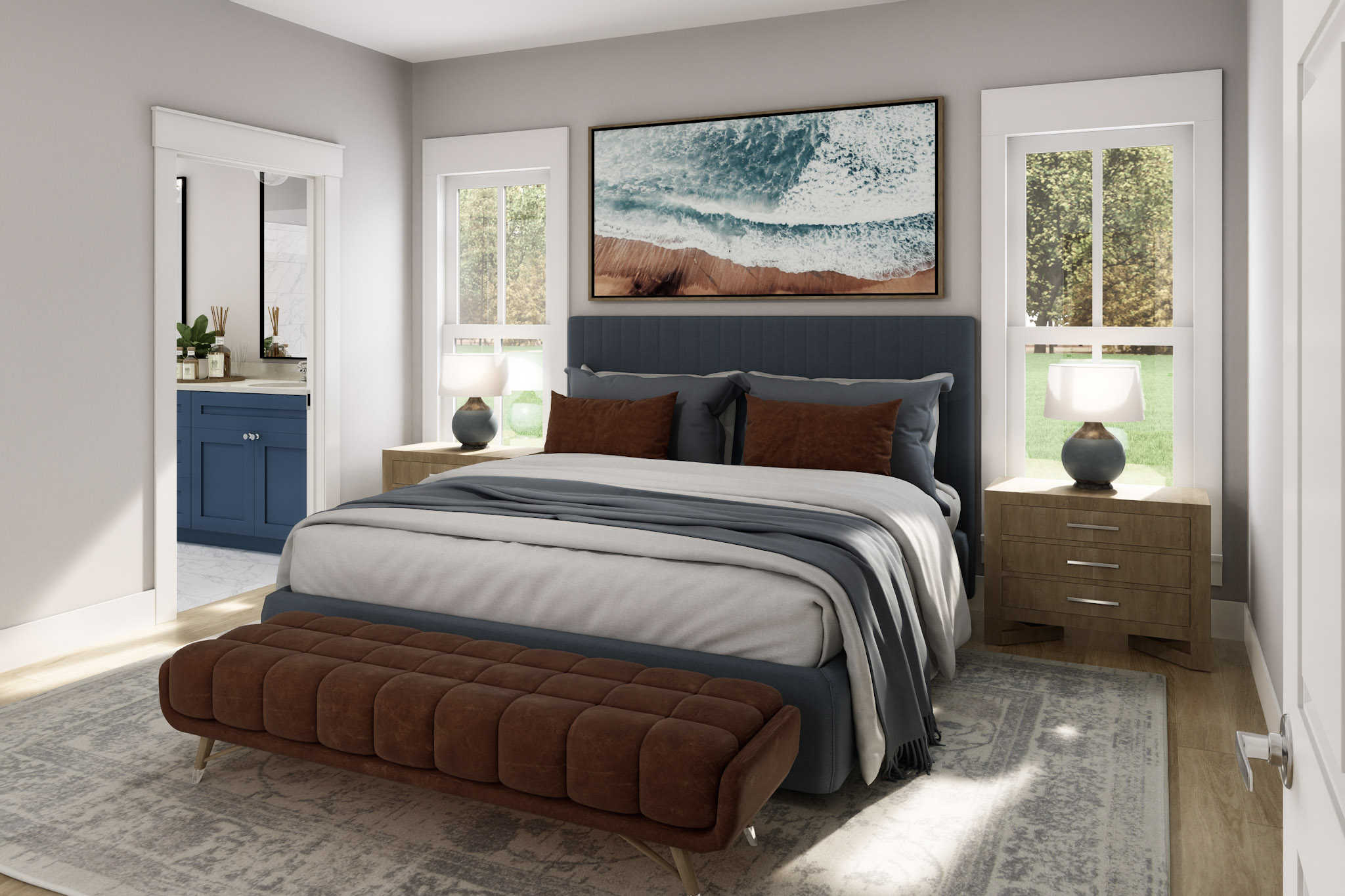 Master Bedroom of this 3-Bedroom,1795 Sq Ft Plan -142-1494