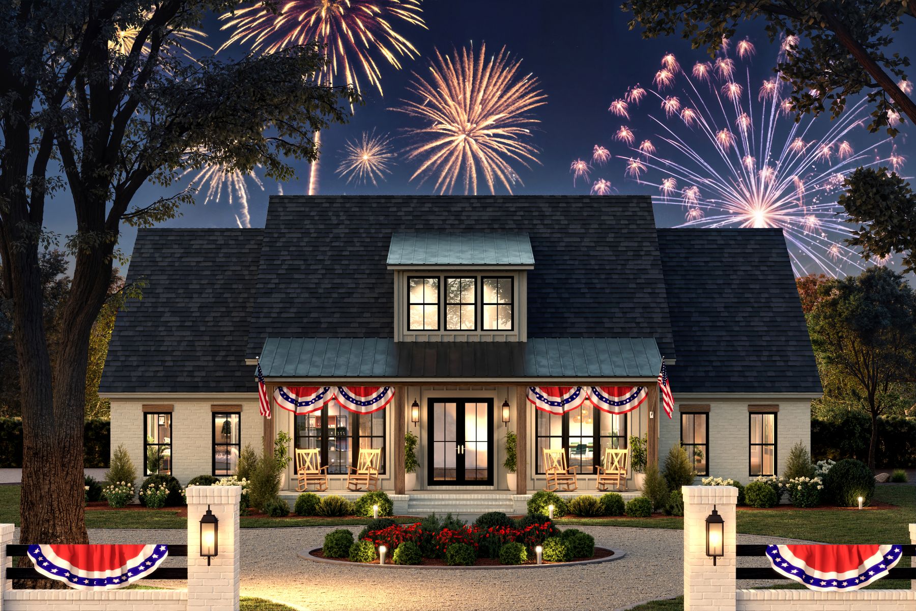 Home at Holidays of this 4-Bedroom,2585 Sq Ft Plan -142-1507