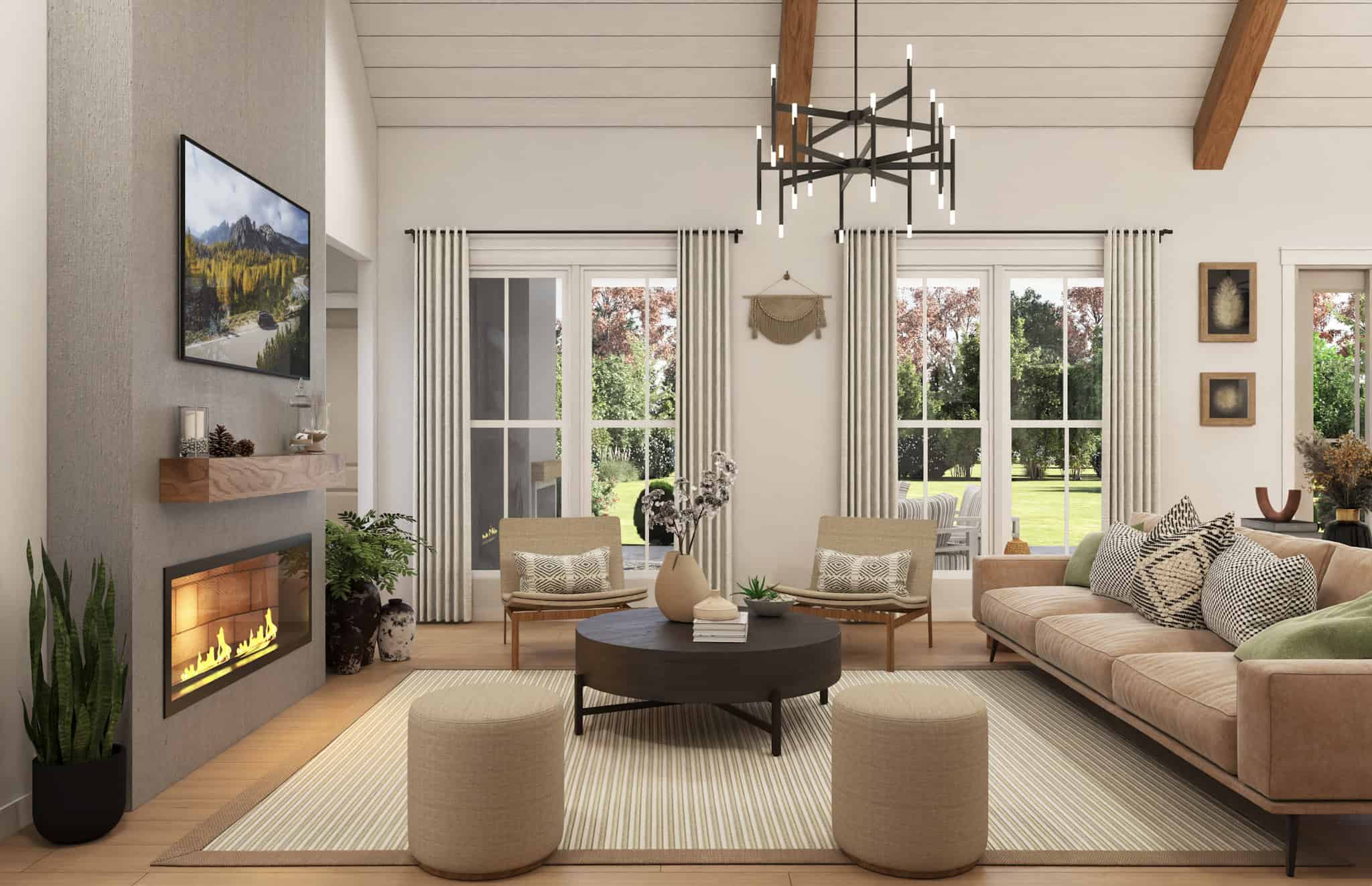 Great Room of this 4-Bedroom,2500 Sq Ft Plan -142-1518