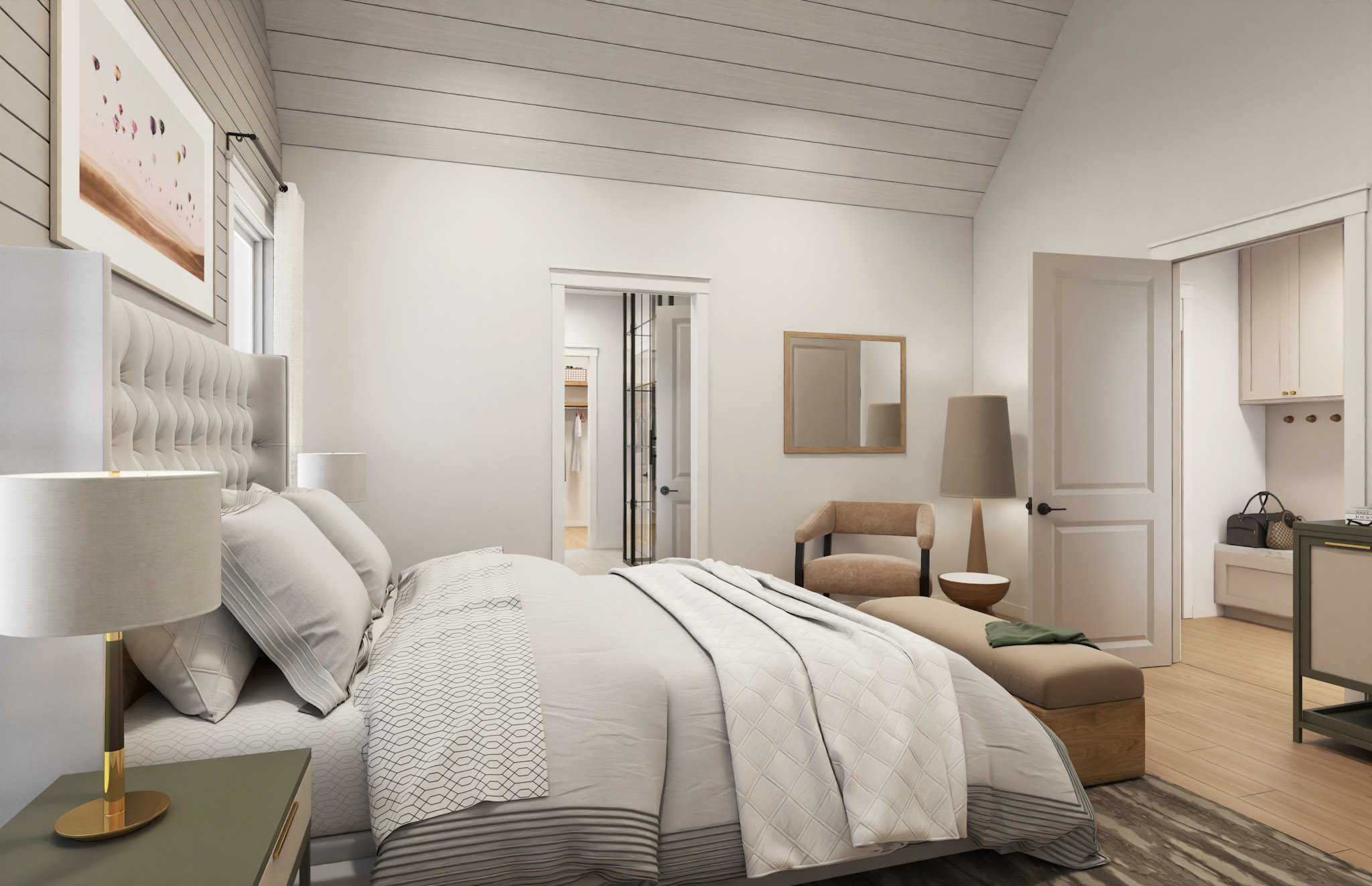 Master Bedroom of this 4-Bedroom,2500 Sq Ft Plan -142-1518