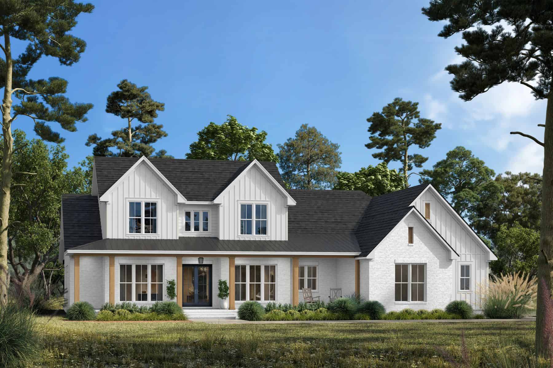Front View of this 5-Bedroom,2800 Sq Ft Plan -142-1522