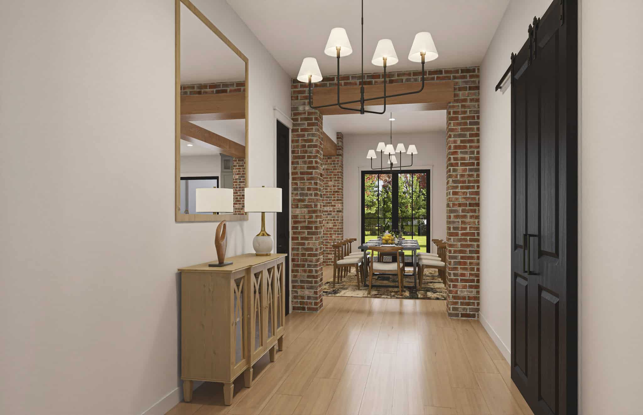 Entry Hall: Foyer of this 5-Bedroom,3215 Sq Ft Plan -142-1524