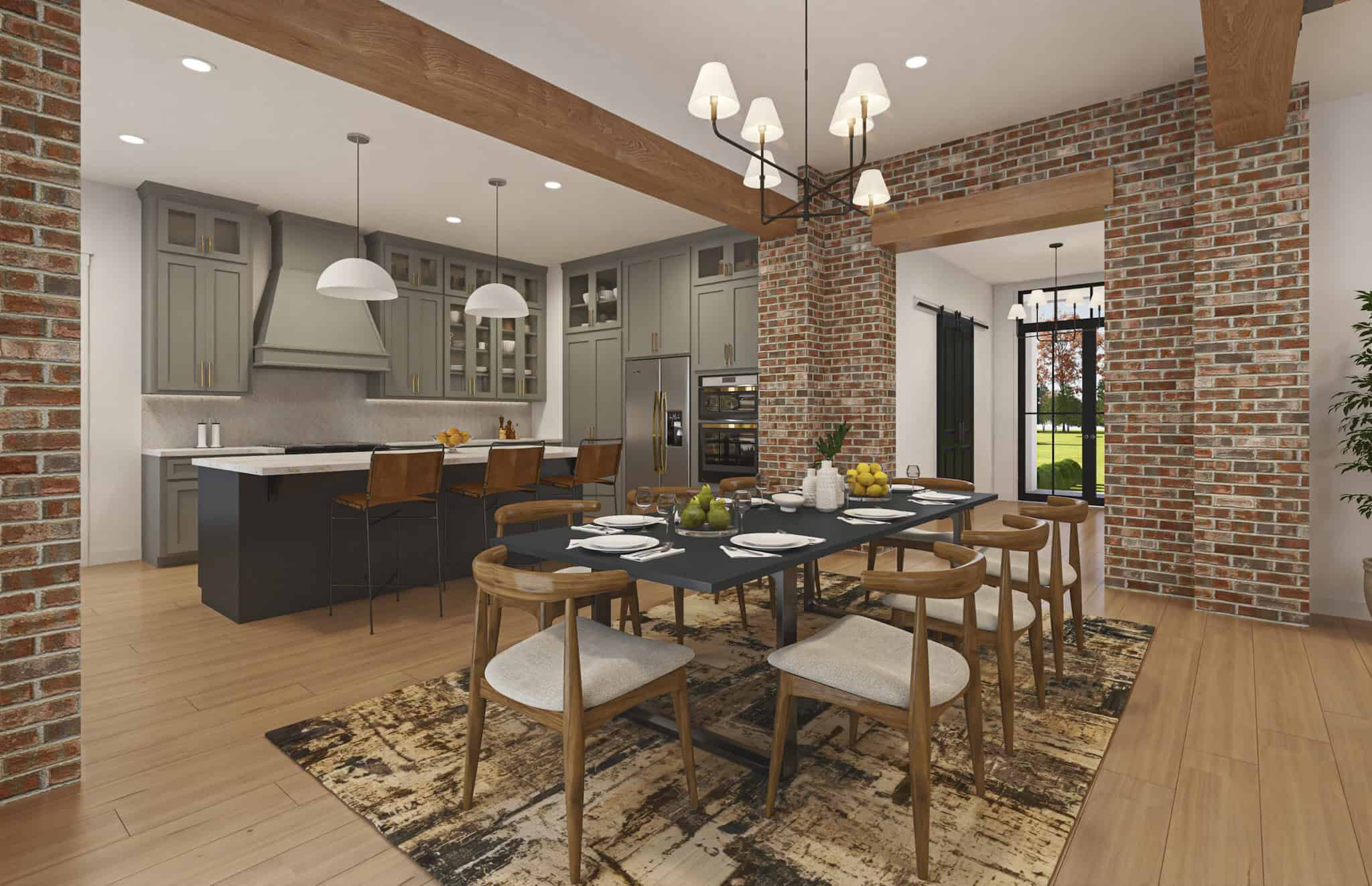 Dining Room of this 5-Bedroom,3215 Sq Ft Plan -142-1524