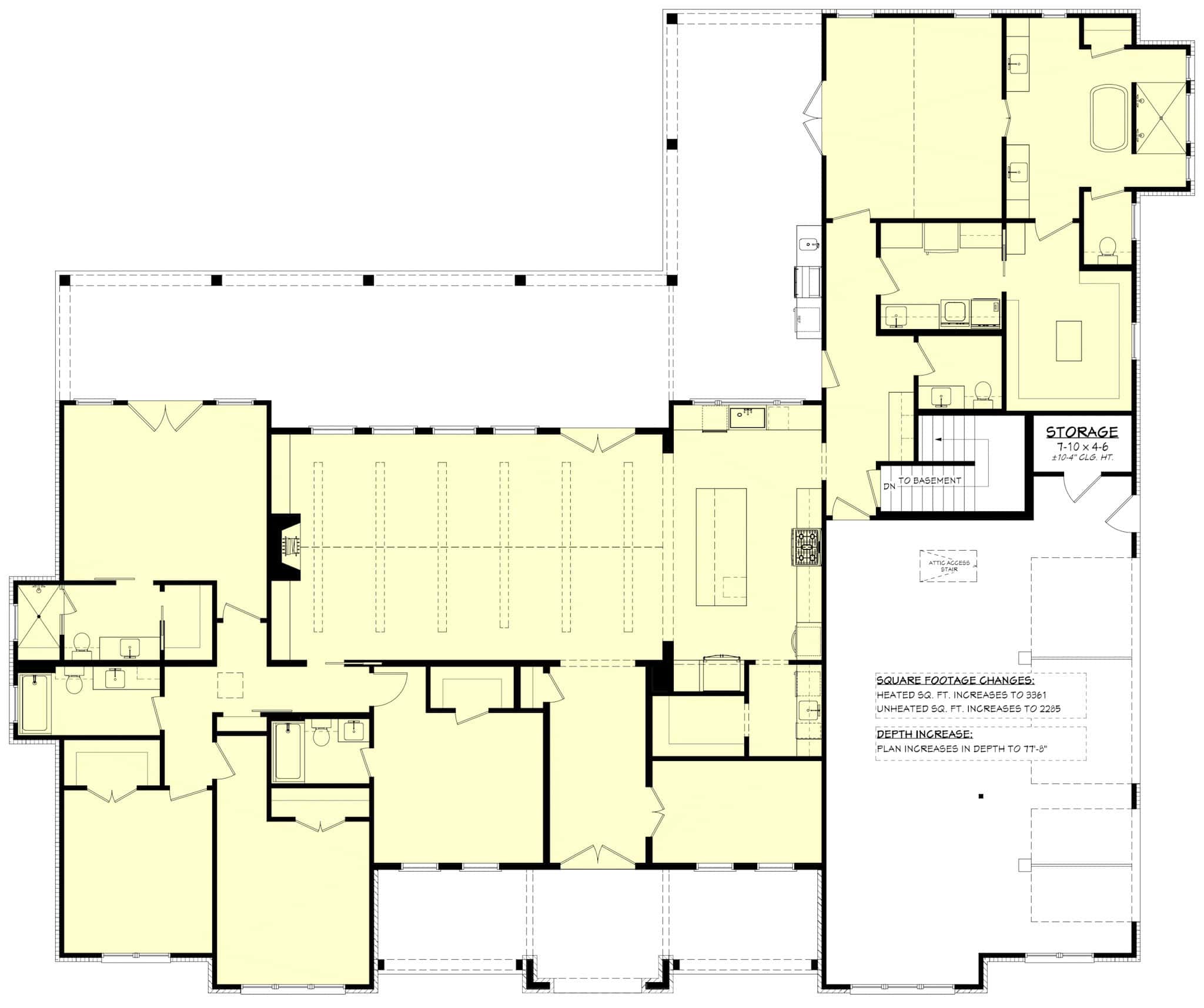 Main Level of Transitional Plan #142-1527