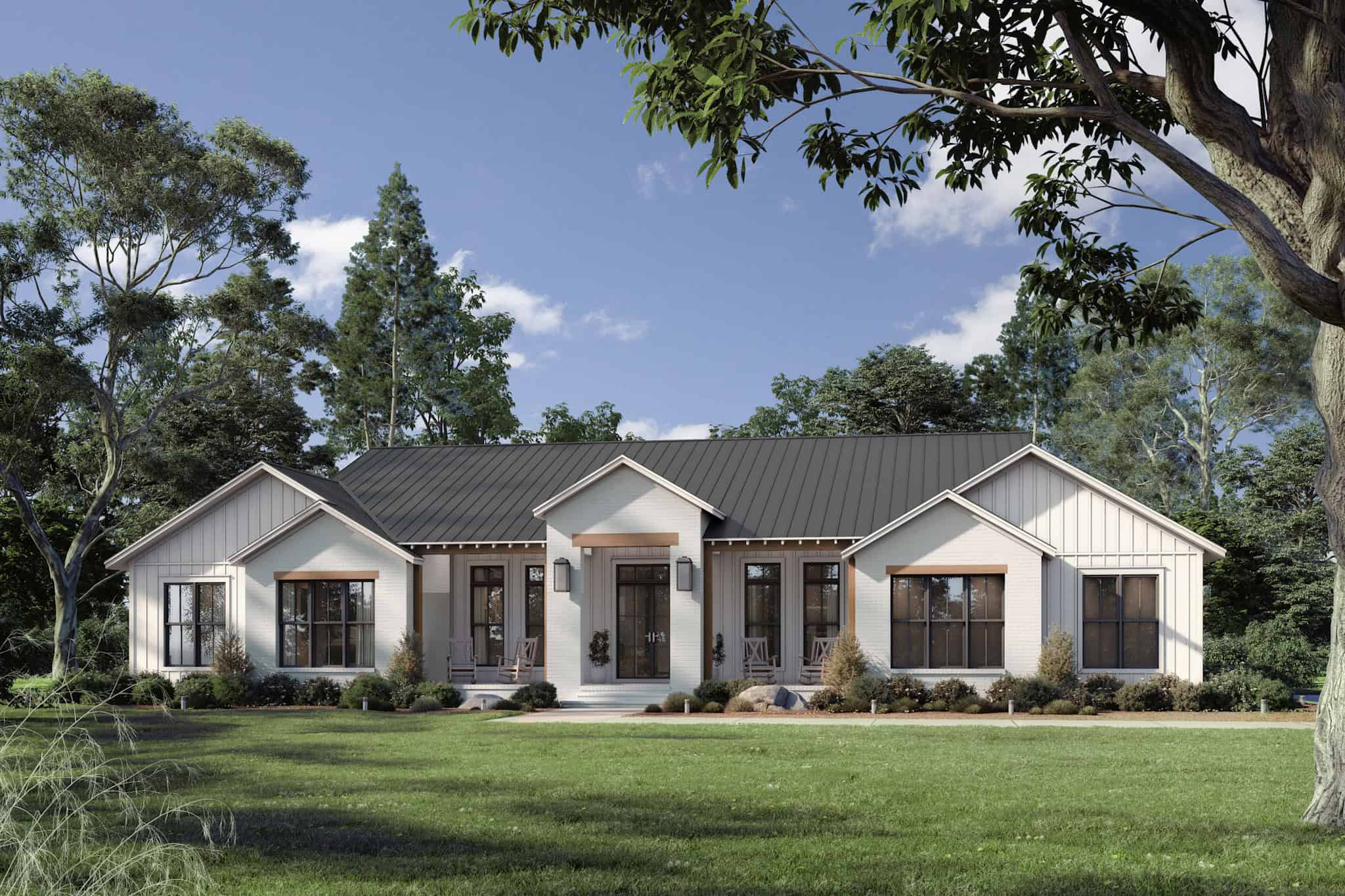 Front View of this 5-Bedroom,3340 Sq Ft Plan -142-1527