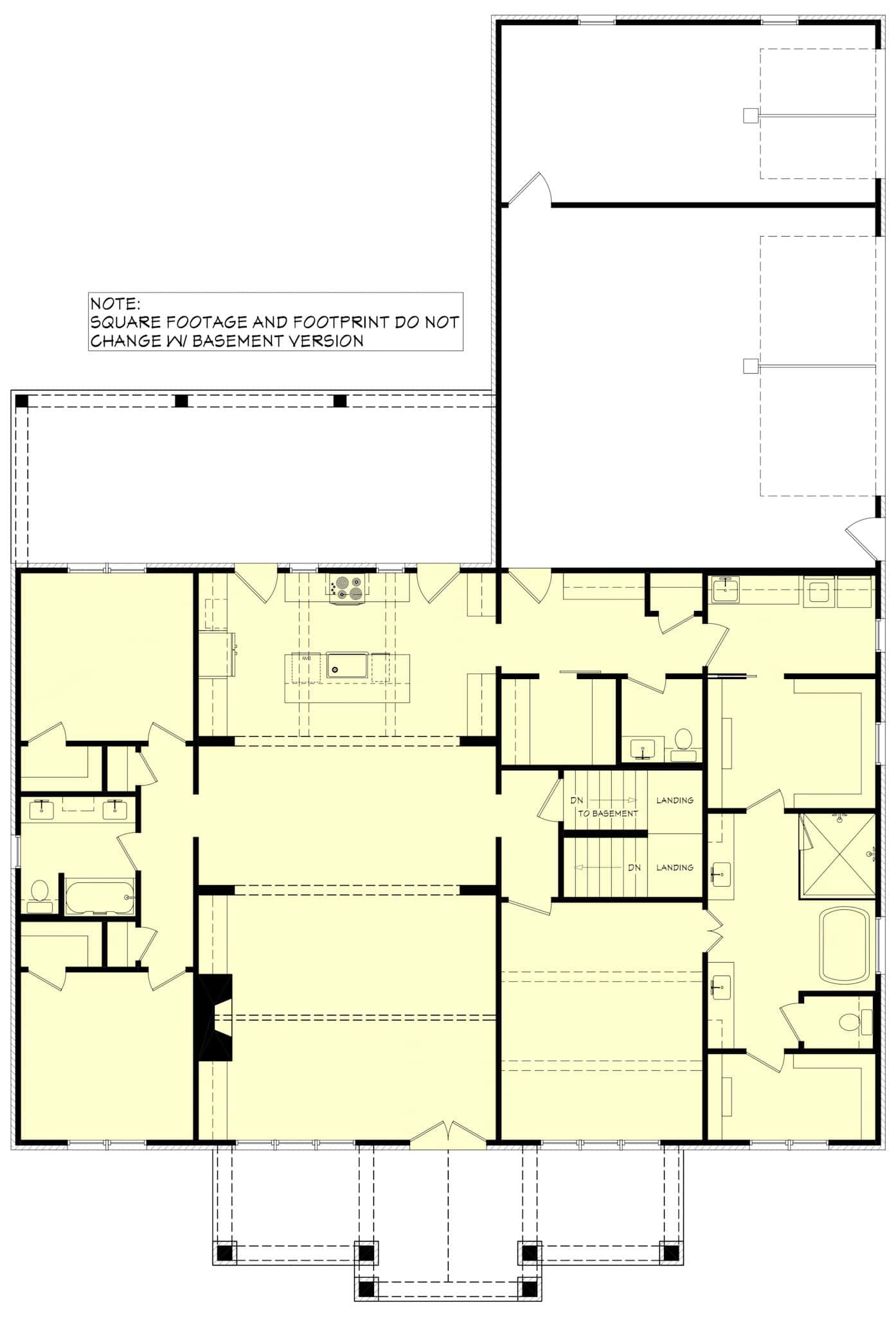 Main Level of Transitional Plan #142-1529