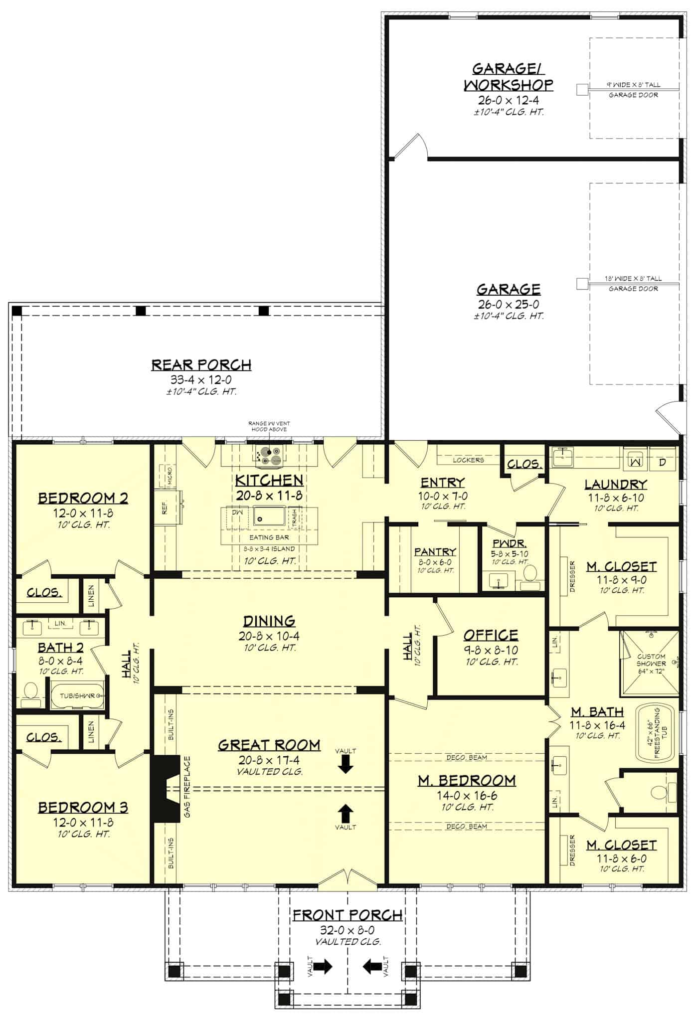 Main Level of Transitional Plan #142-1529