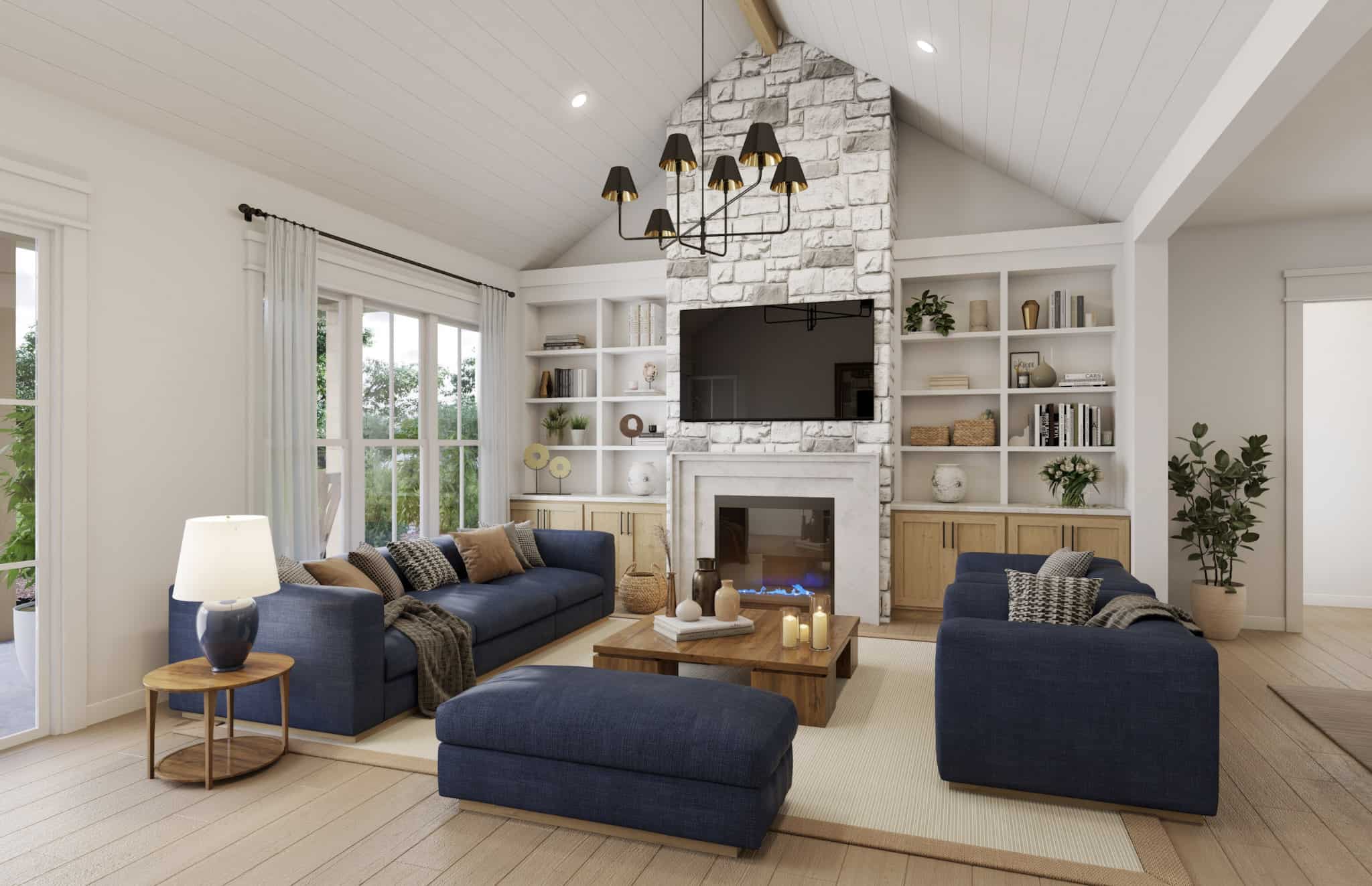 Great Room of this 3-Bedroom,2400 Sq Ft Plan -142-1529