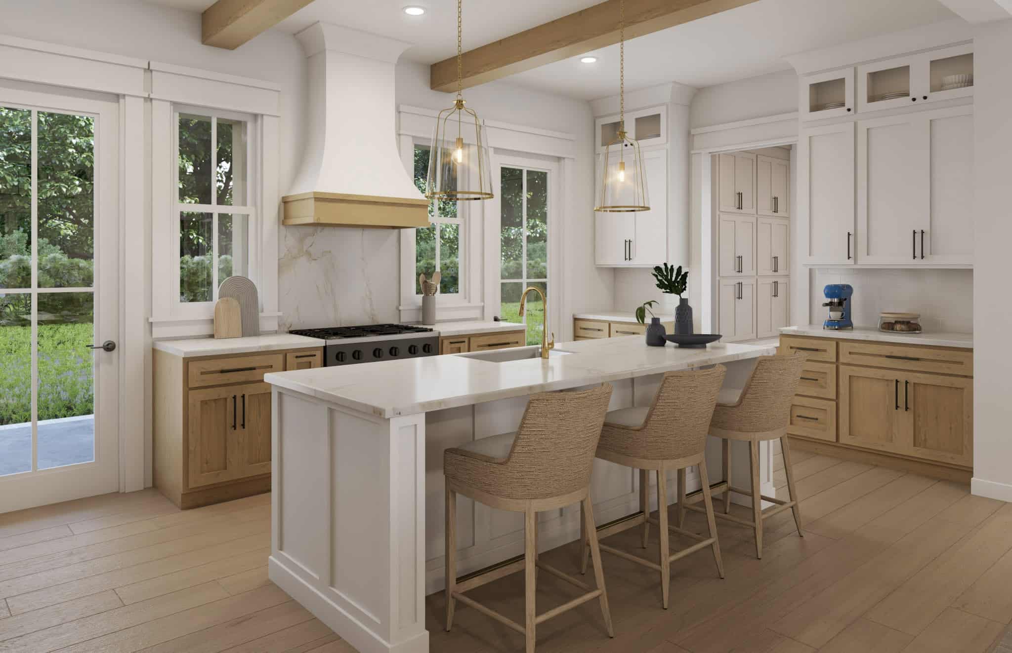 Kitchen: Kitchen Island of this 3-Bedroom,2400 Sq Ft Plan -142-1529