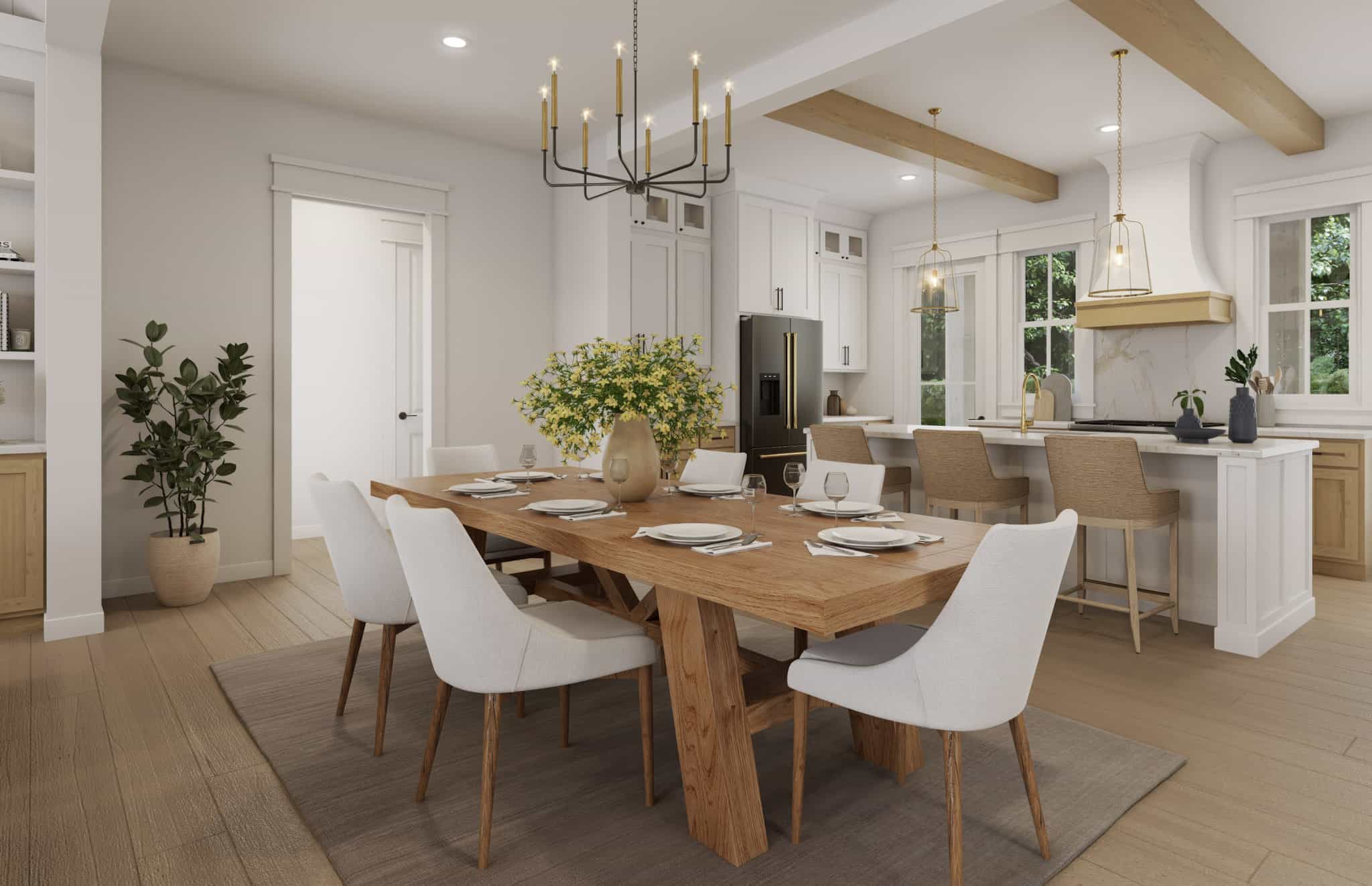 Dining Room of this 3-Bedroom,2400 Sq Ft Plan -142-1529
