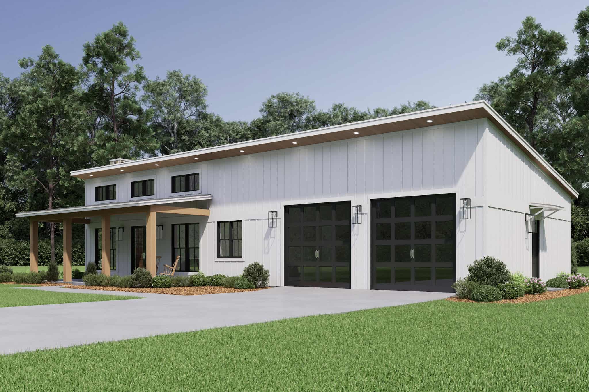 Right Side View of this 2-Bedroom,1260 Sq Ft Plan -142-1534