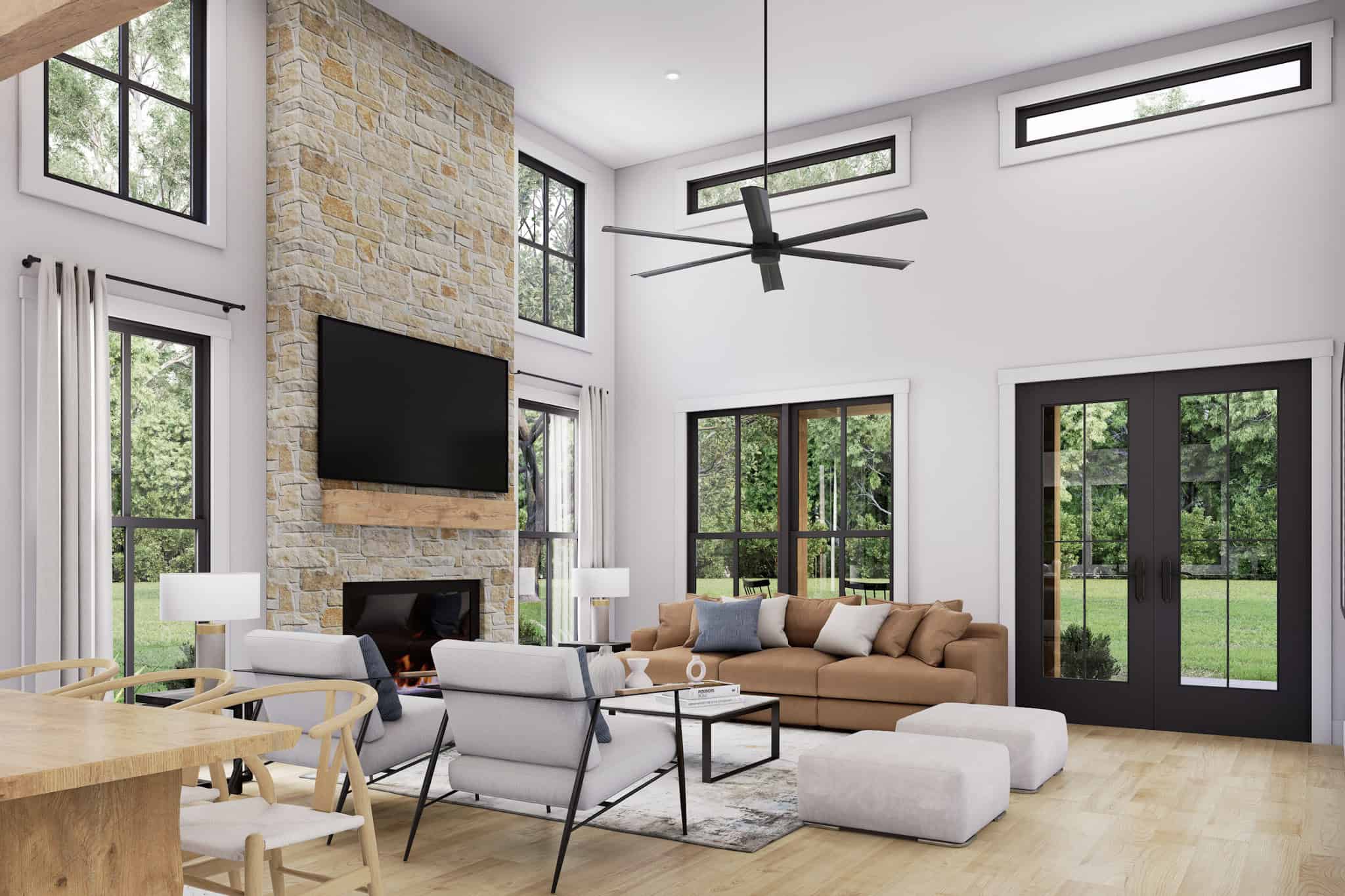 Great Room of this 3-Bedroom,1800 Sq Ft Plan -142-1537