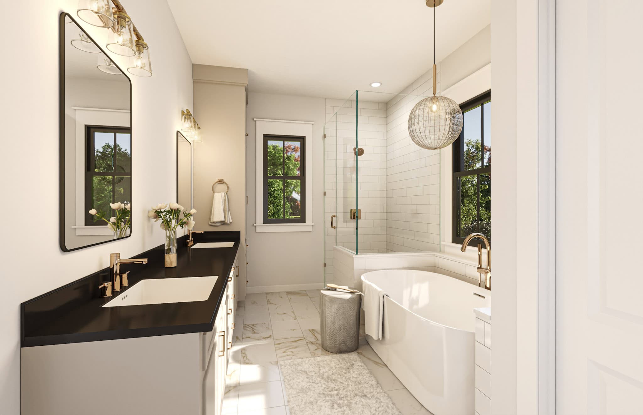 Master Bathroom of this 4-Bedroom,2655 Sq Ft Plan -142-1538