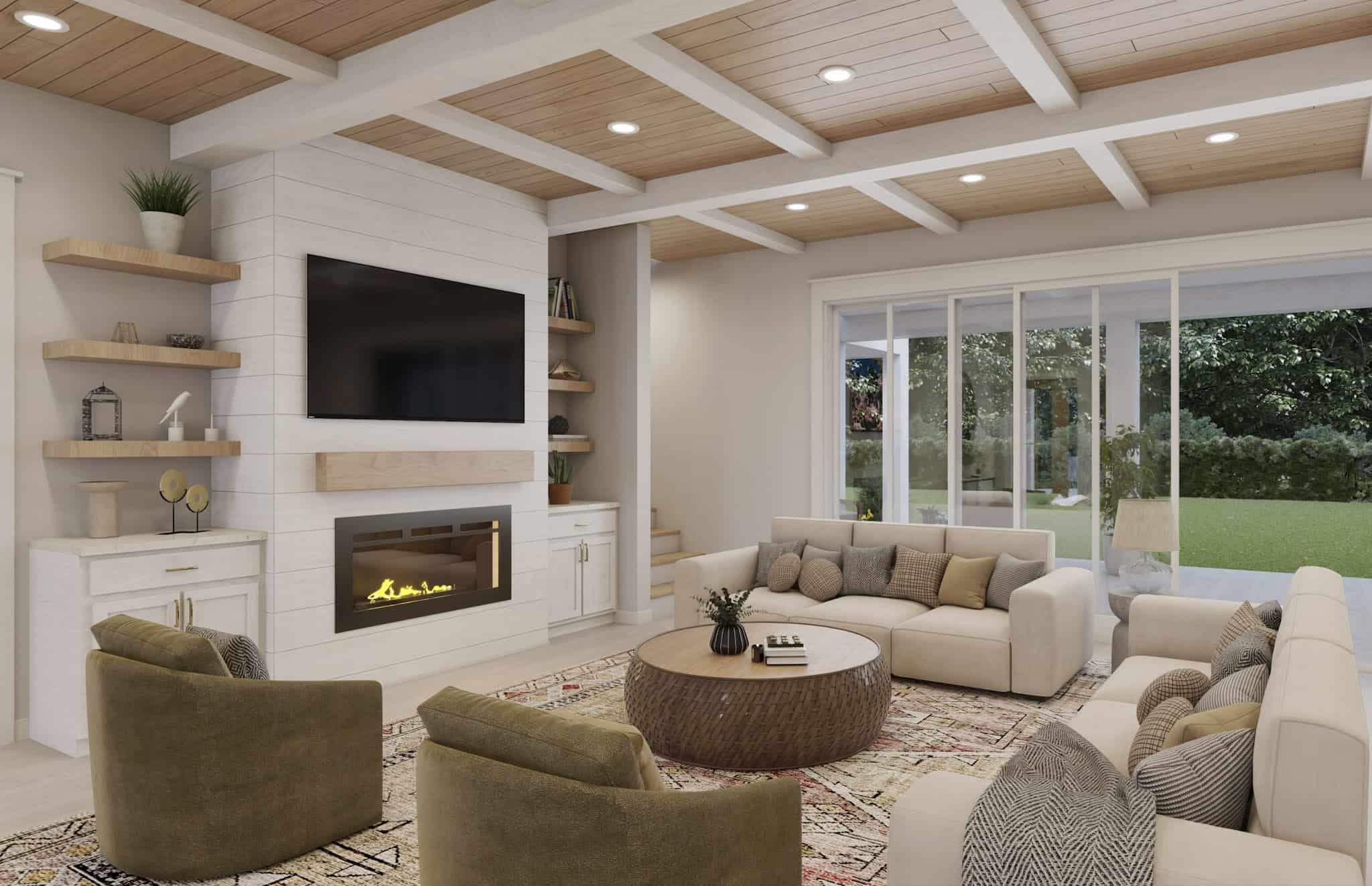 Great Room of this 5-Bedroom,3500 Sq Ft Plan -142-1542