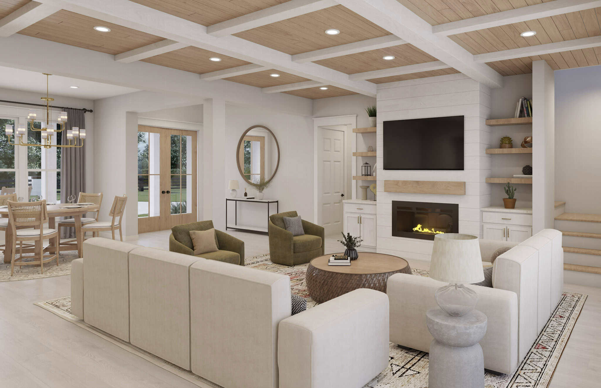 Great Room of this 5-Bedroom,3500 Sq Ft Plan -142-1542