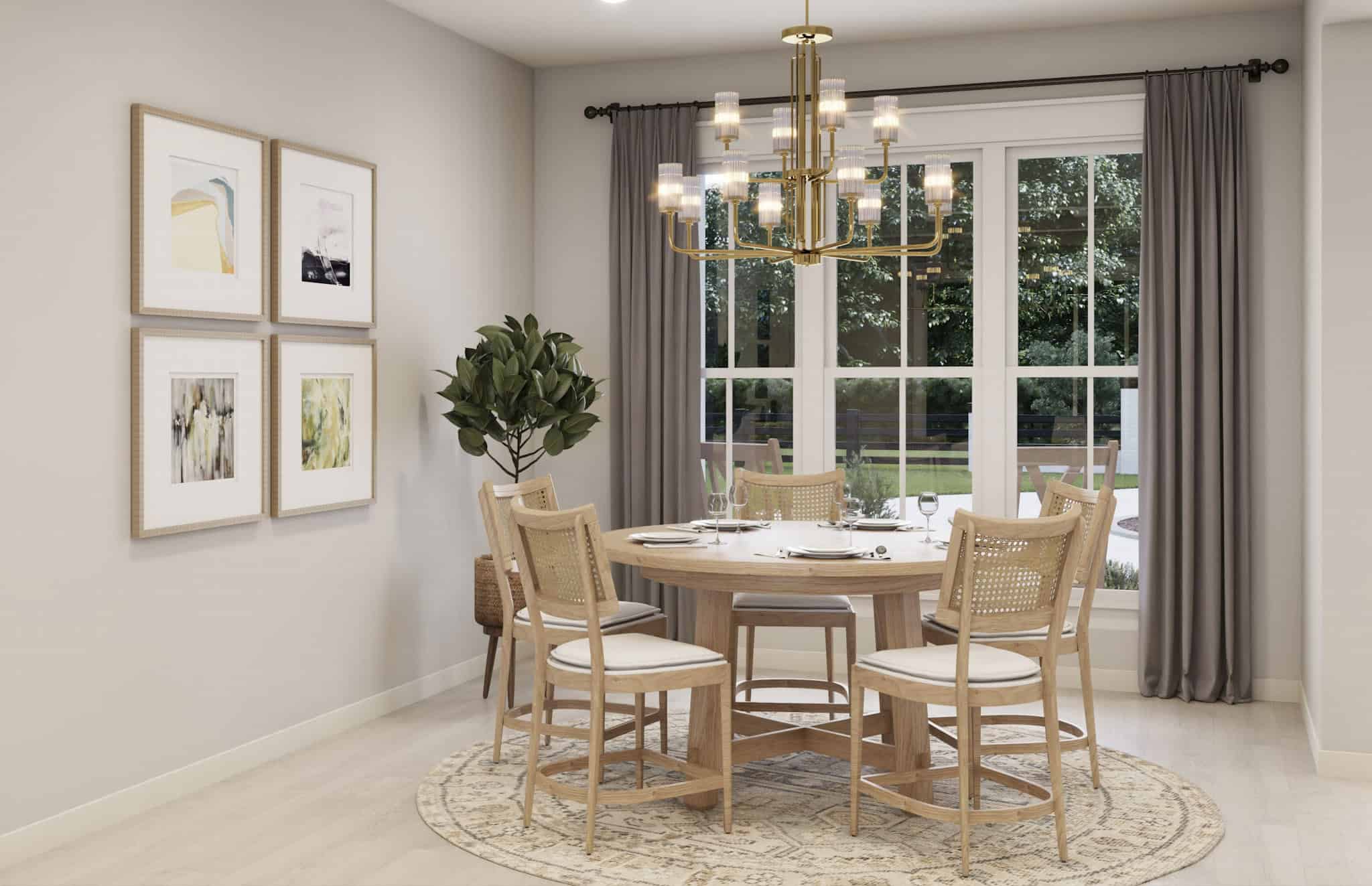 Dining Room of this 5-Bedroom,3500 Sq Ft Plan -142-1542