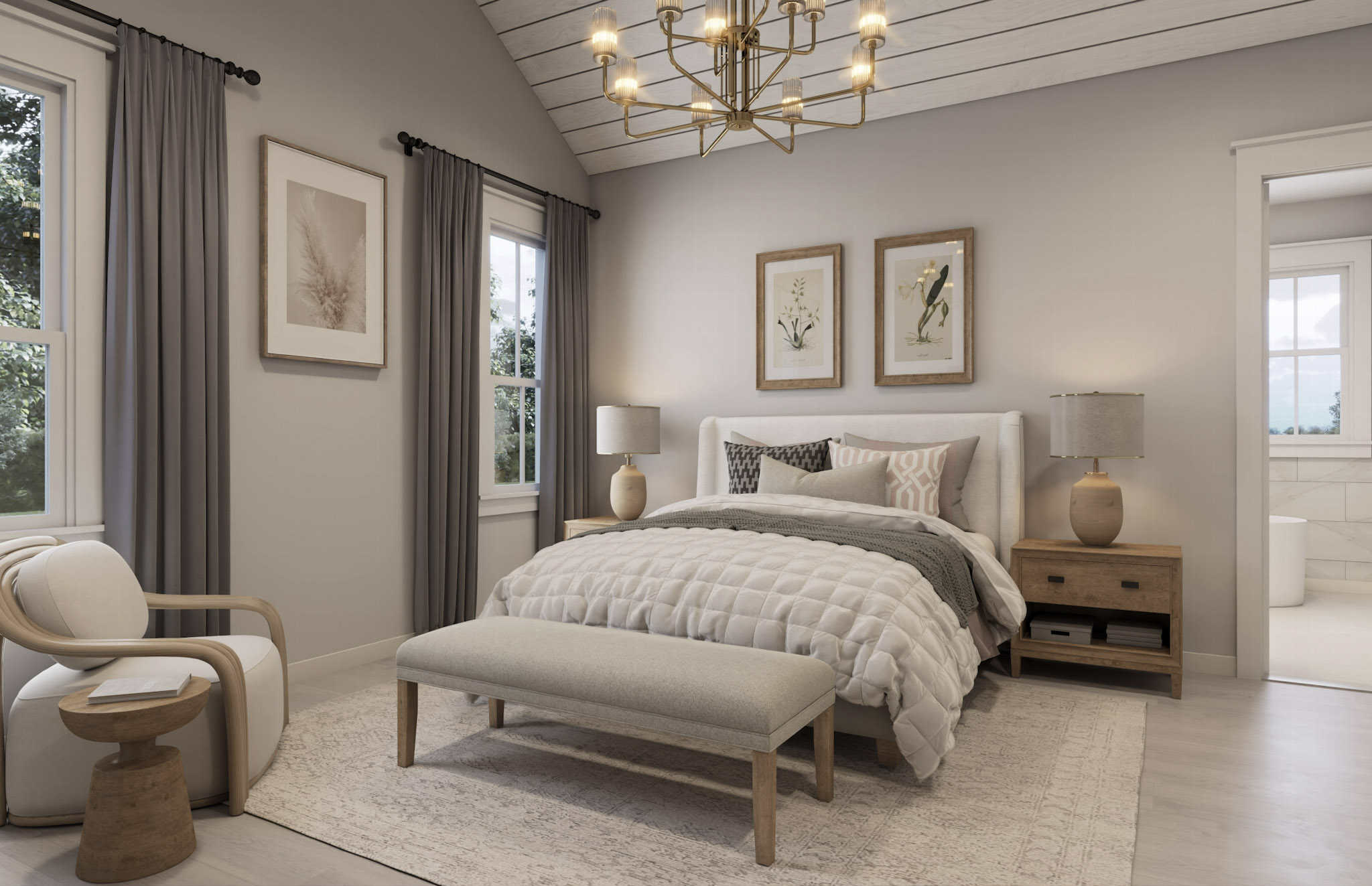 Bedroom of this 5-Bedroom,3500 Sq Ft Plan -142-1542