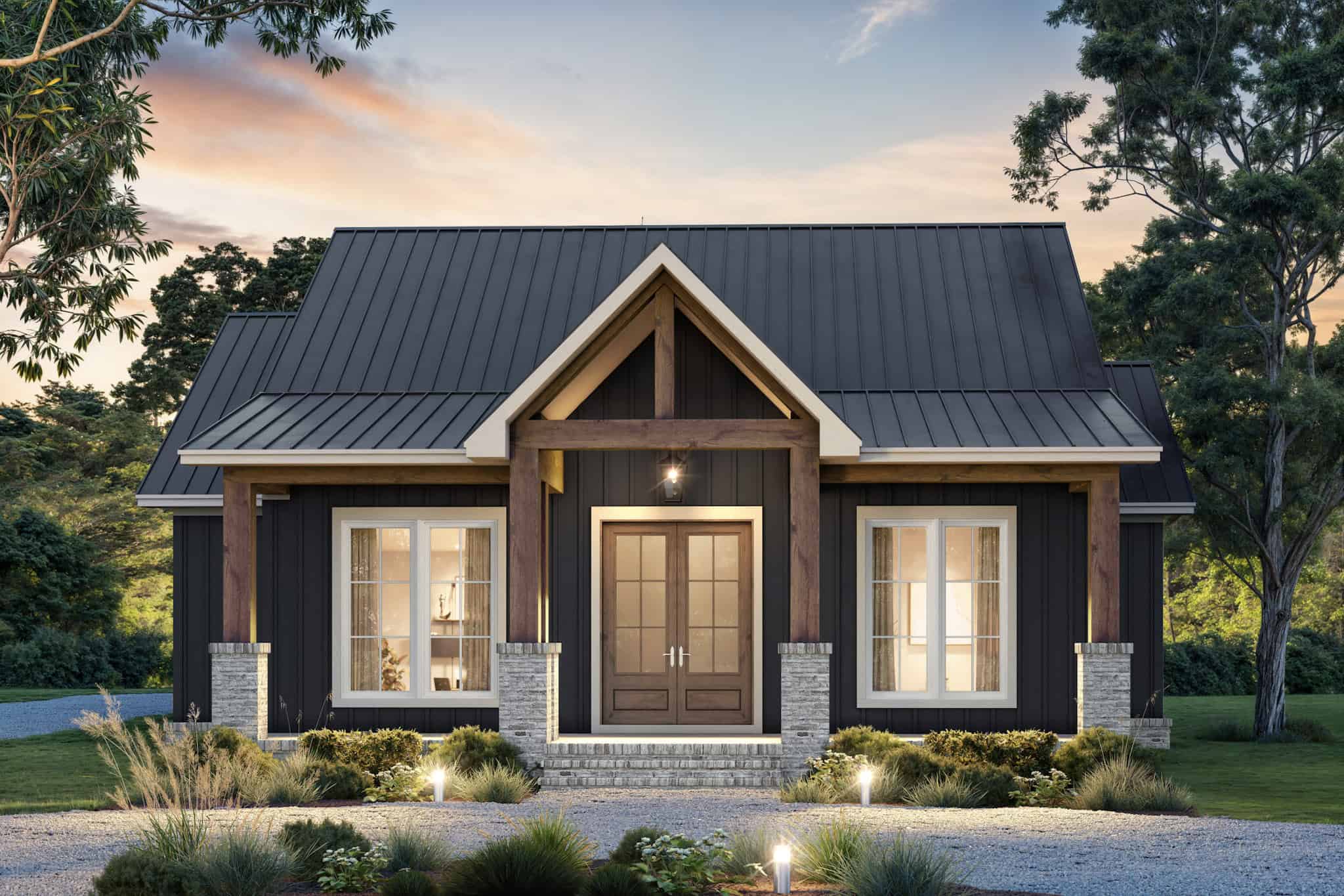 Home Exterior Photograph of this 3-Bedroom,1633 Sq Ft Plan -142-1545