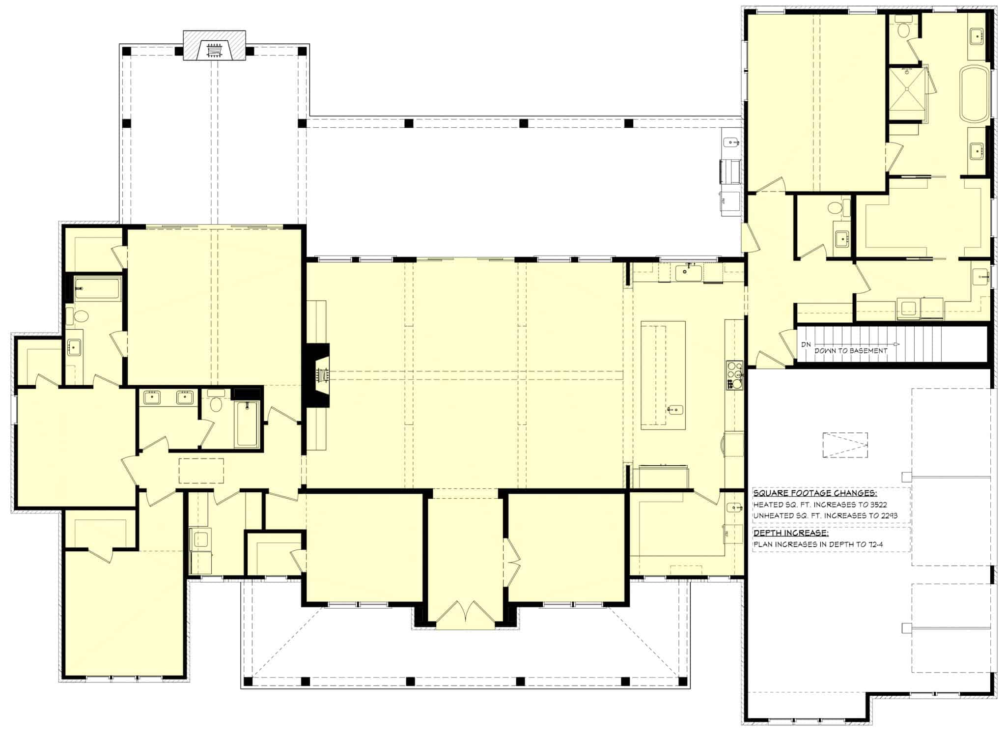 Main Level of Transitional Plan #142-1548