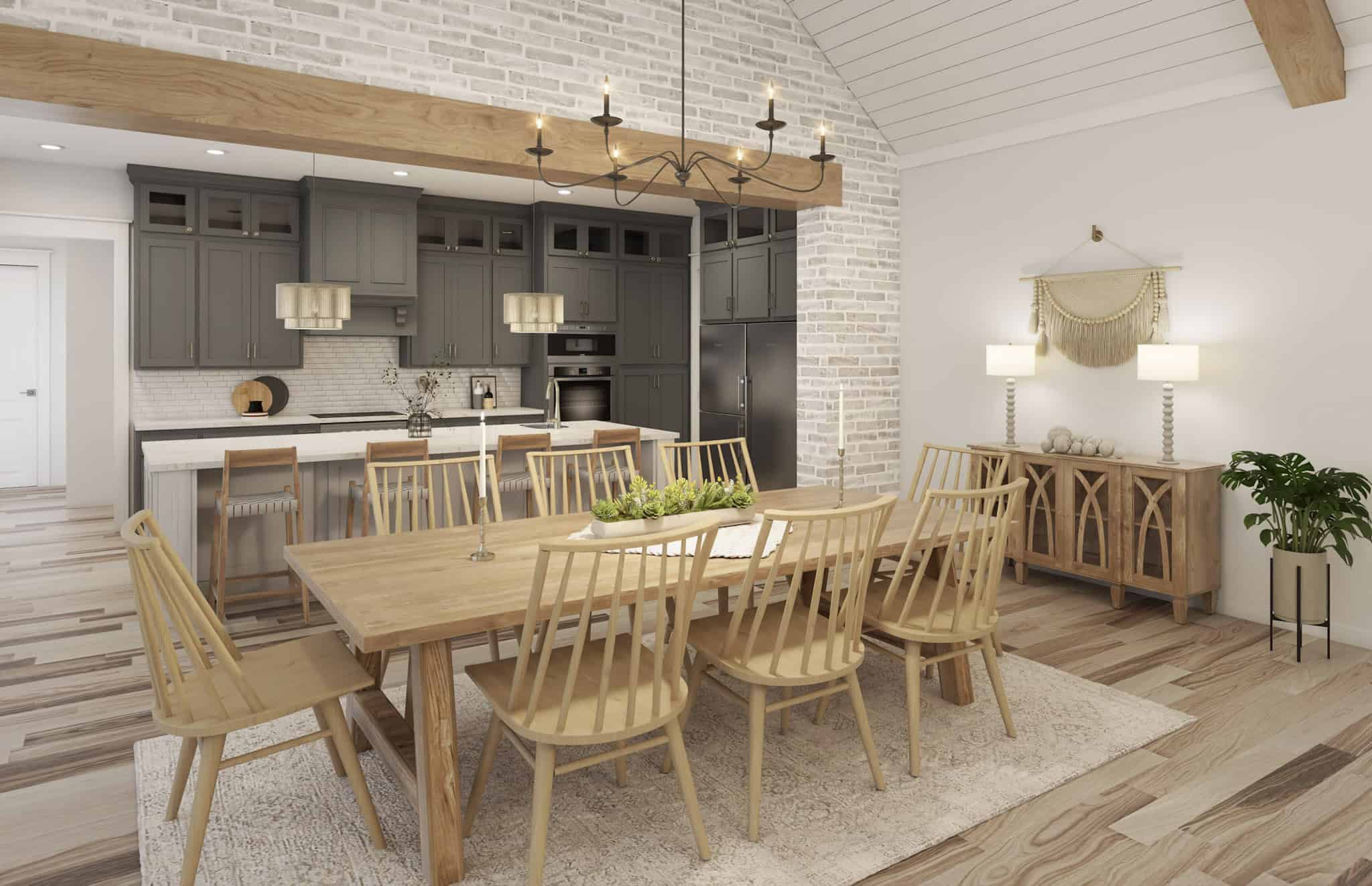 Dining Room of this 5-Bedroom,3500 Sq Ft Plan -142-1548