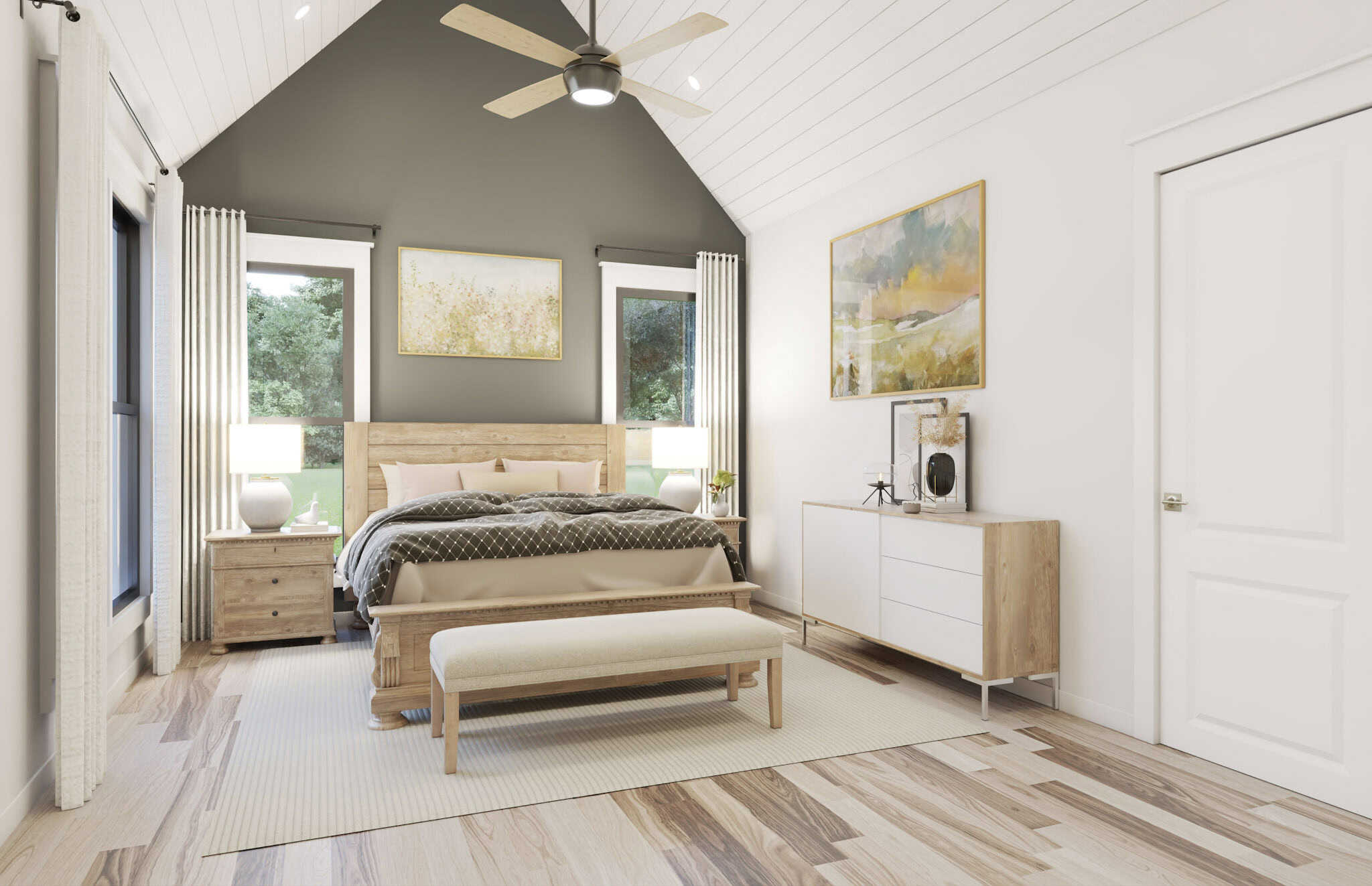 Bedroom of this 5-Bedroom,3500 Sq Ft Plan -142-1548
