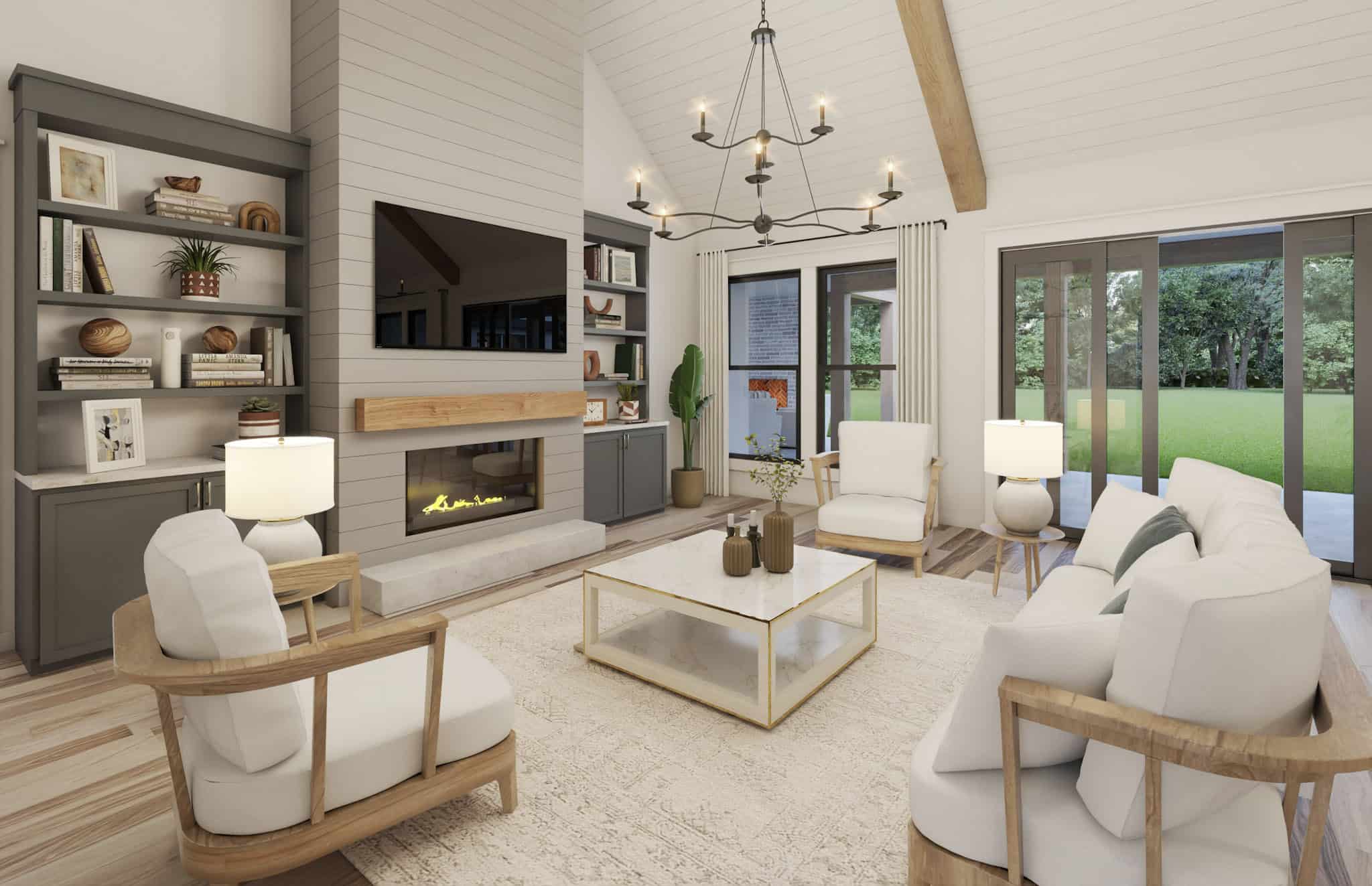 Great Room of this 5-Bedroom,3500 Sq Ft Plan -142-1548