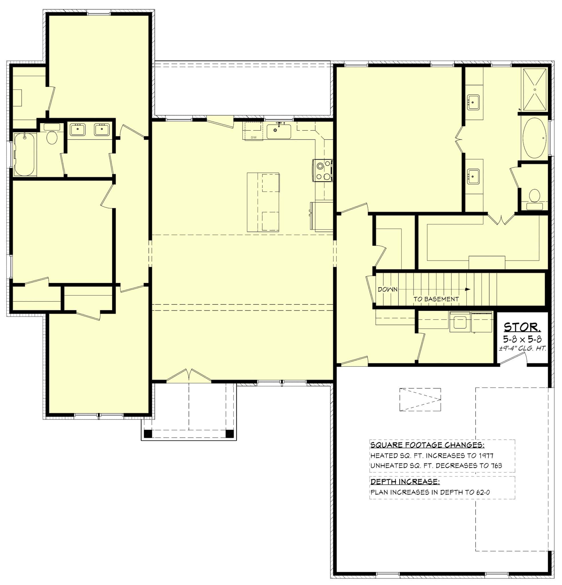 Main Level of Transitional Plan #142-1549