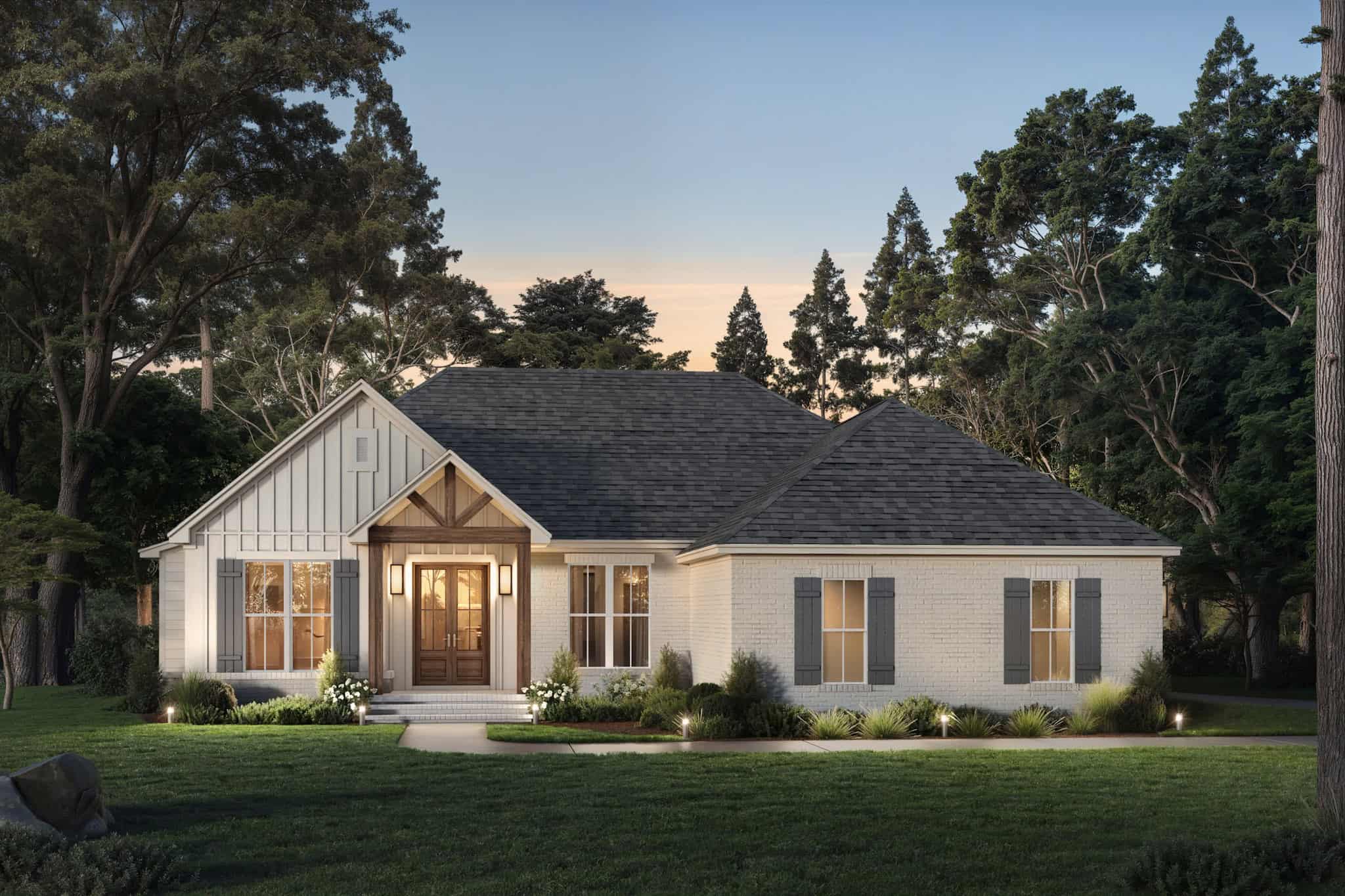 Front View of this 4-Bedroom,1880 Sq Ft Plan -142-1549