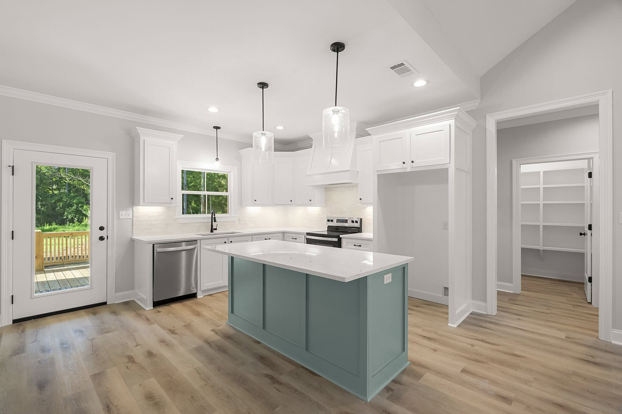 Kitchen: Kitchen Island of this 4-Bedroom,1880 Sq Ft Plan -142-1549