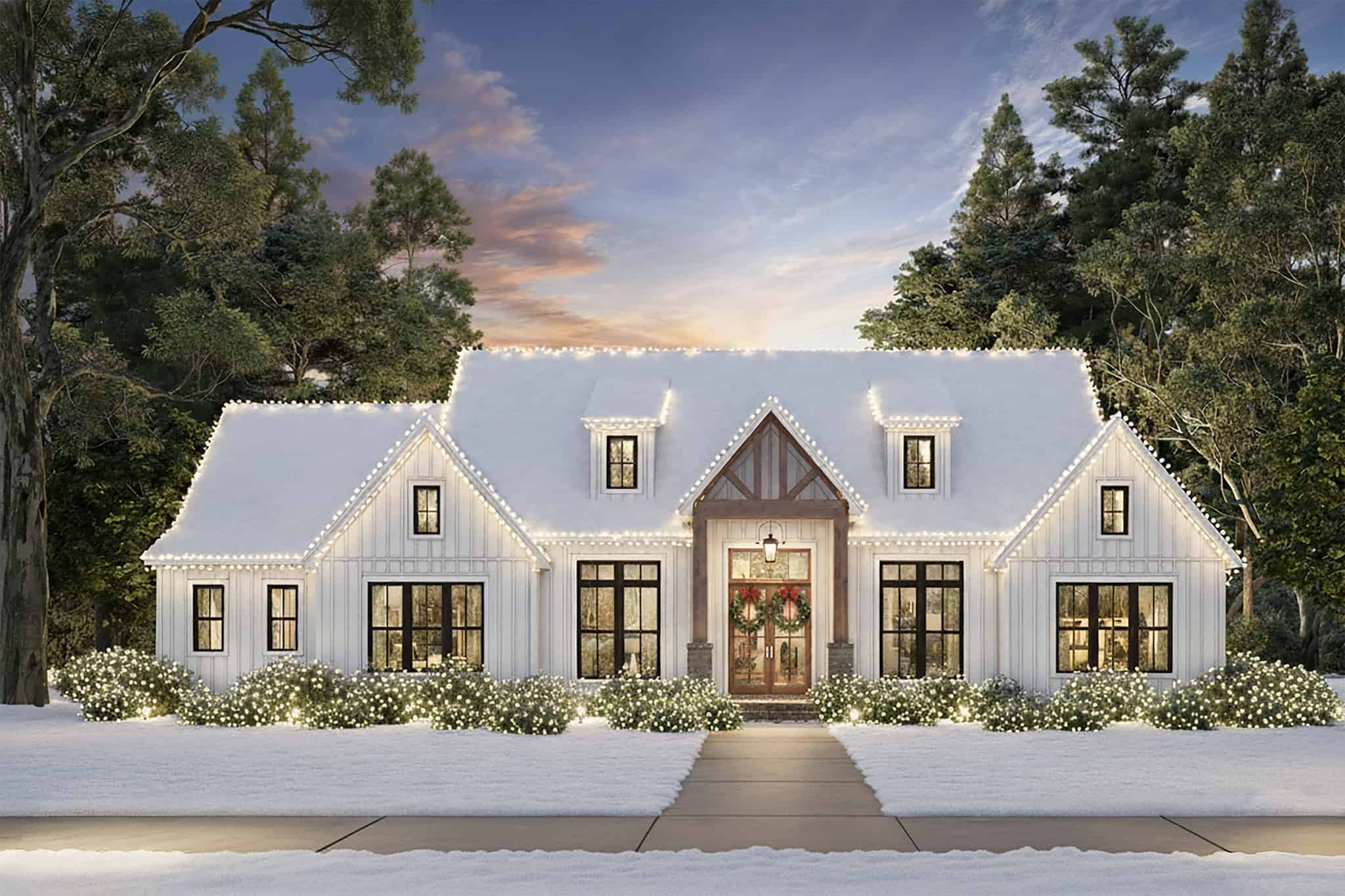 Home at Holidays of this 3-Bedroom,2881 Sq Ft Plan -142-1551