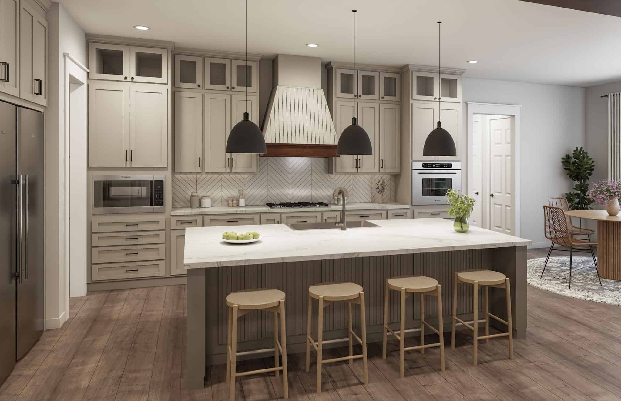 Kitchen: Kitchen Island of this 4-Bedroom,3163 Sq Ft Plan -142-1552