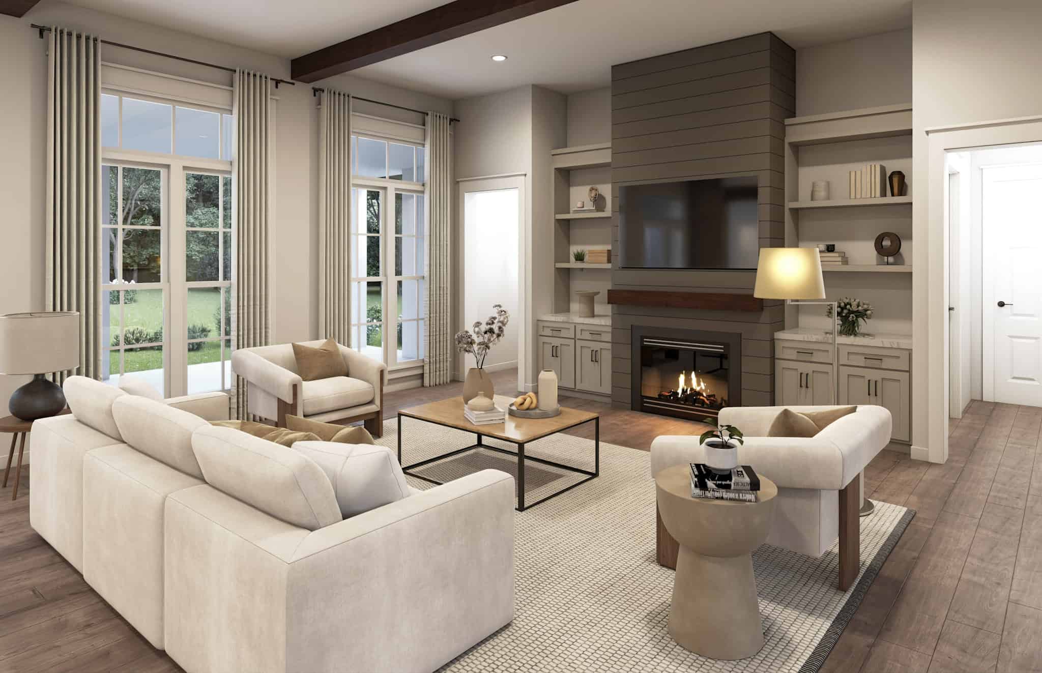 Great Room of this 4-Bedroom,3163 Sq Ft Plan -142-1552