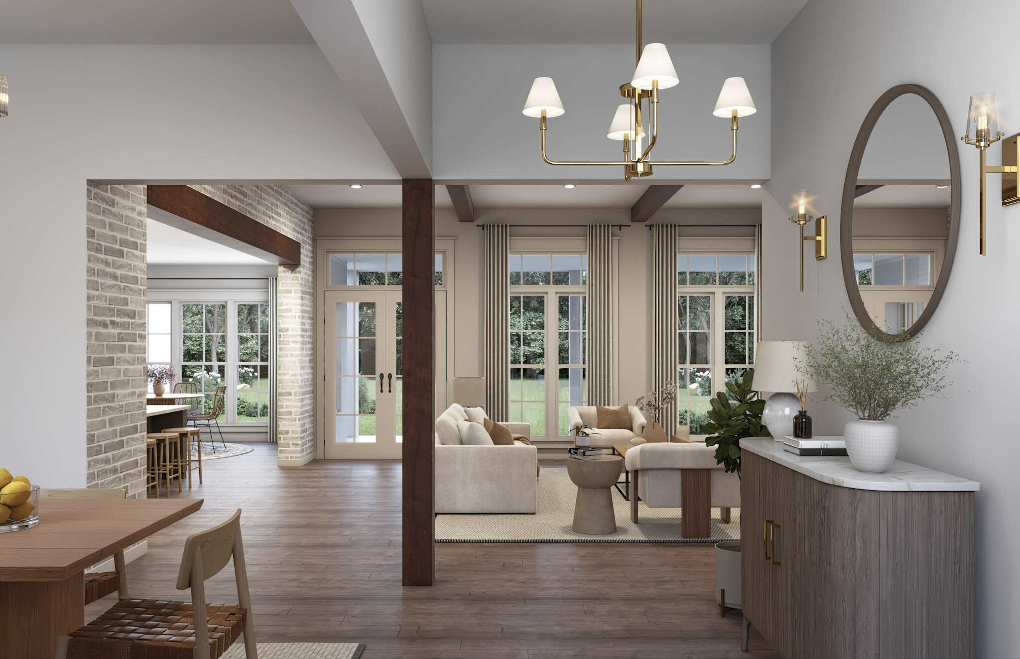 Entry Hall: Foyer of this 4-Bedroom,3163 Sq Ft Plan -142-1552