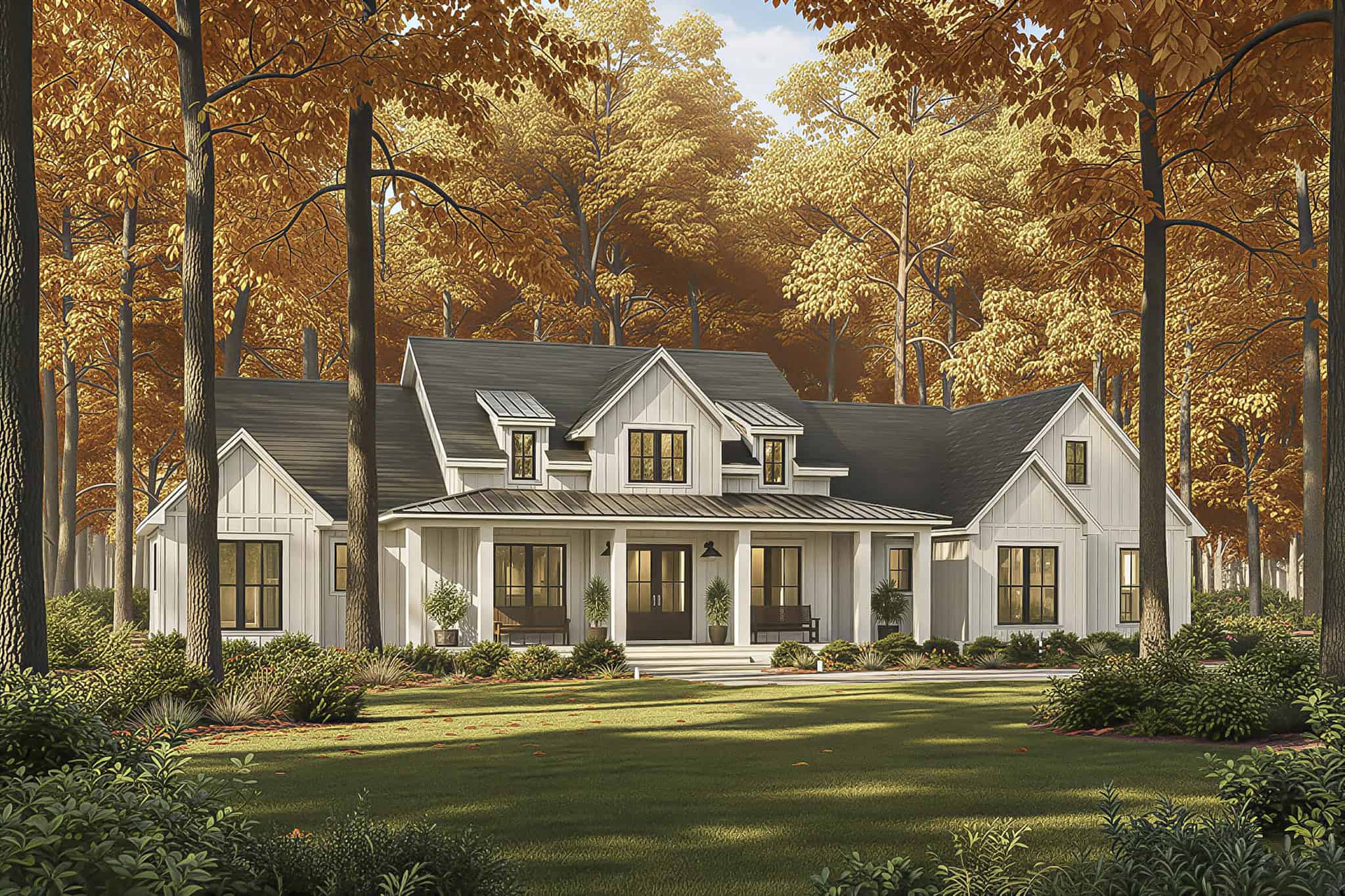 Front View of this 3-Bedroom,2379 Sq Ft Plan -142-1553