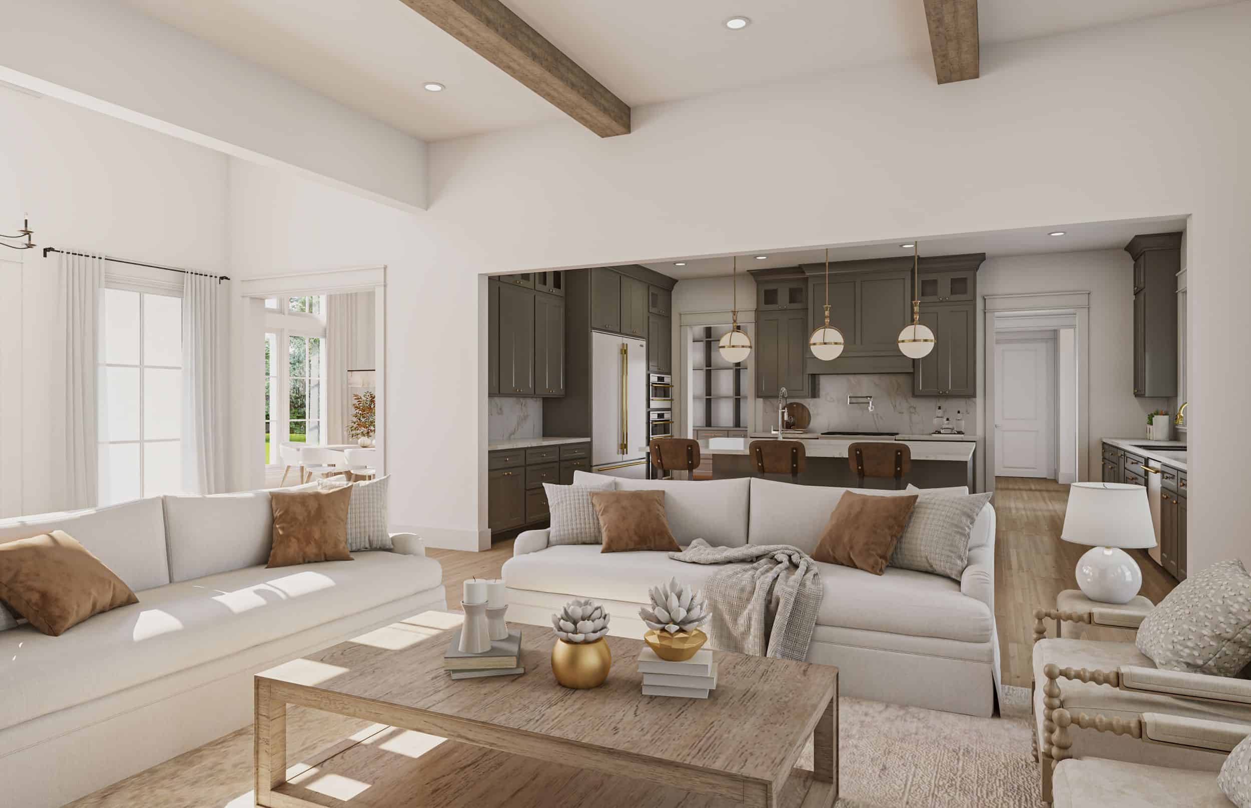 Great Room of this 4-Bedroom,3250 Sq Ft Plan -142-1557