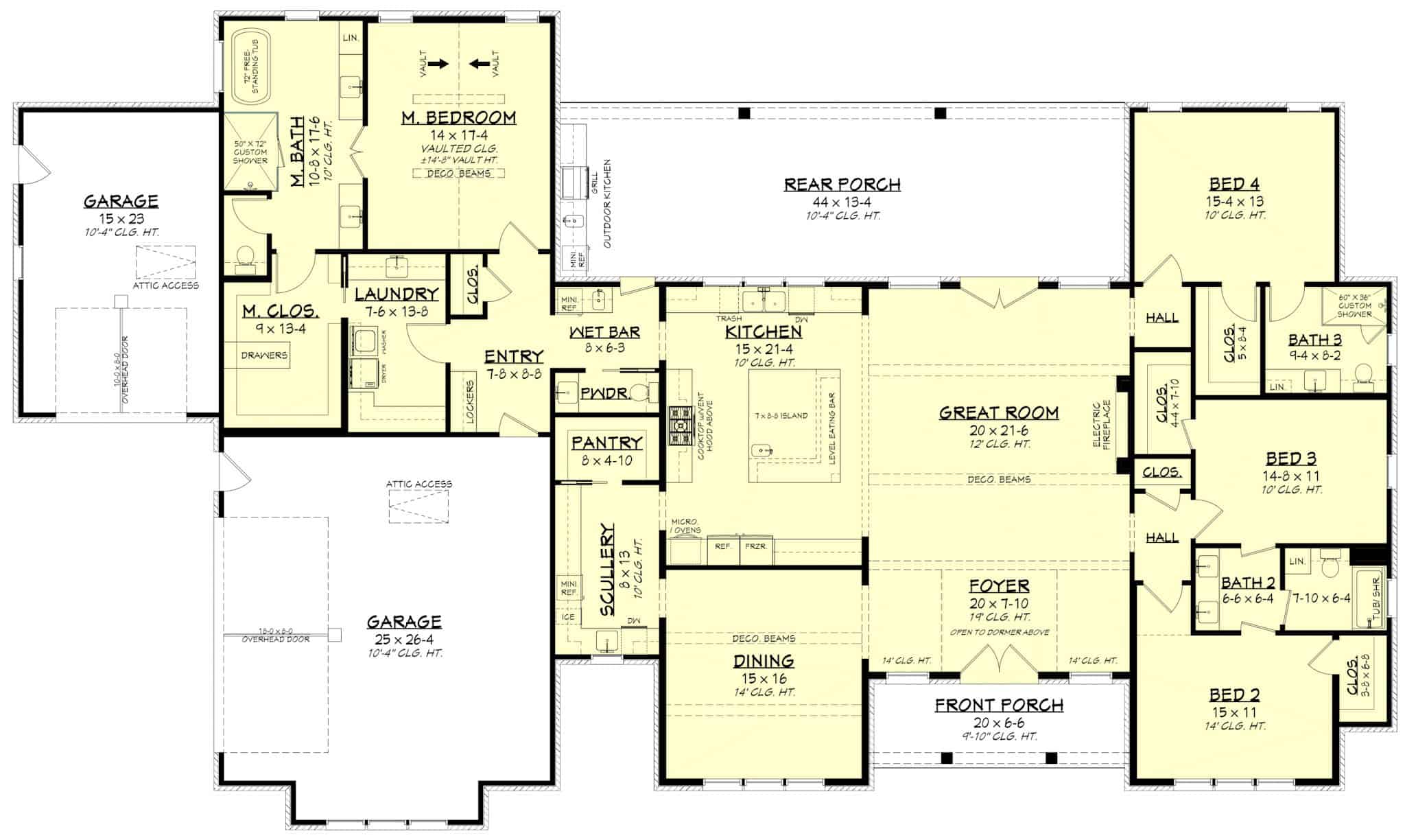 Main Level of Transitional Plan #142-1557