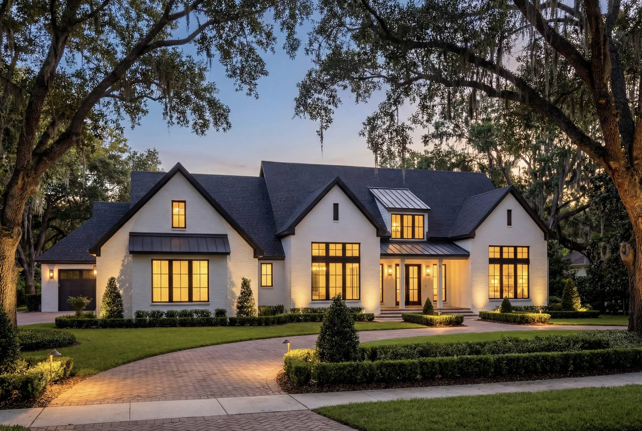 Home at Night of this 4-Bedroom,3250 Sq Ft Plan -142-1557