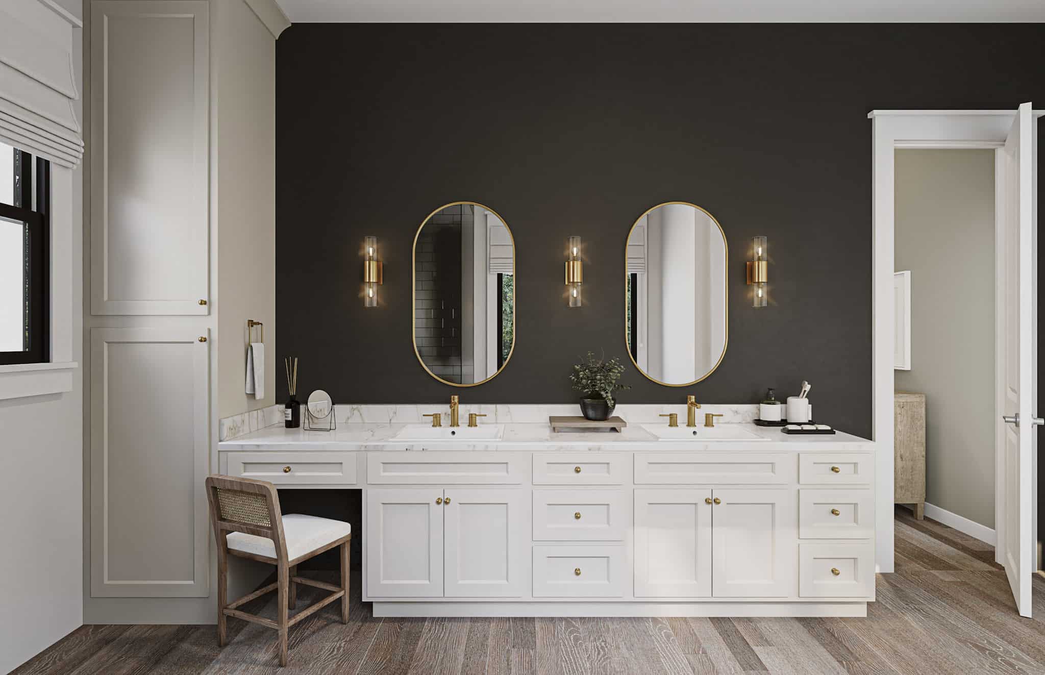 Master Bathroom of this 4-Bedroom,2600 Sq Ft Plan -142-1564