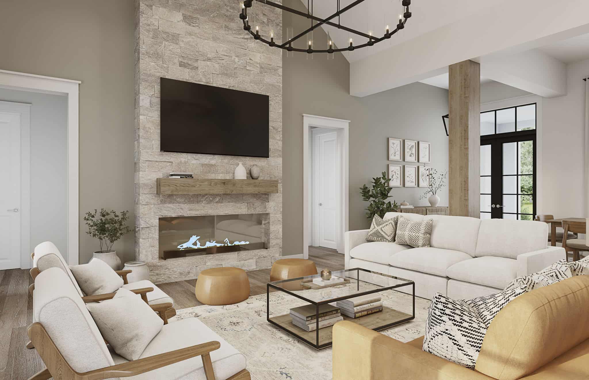 Great Room of this 4-Bedroom,2600 Sq Ft Plan -142-1564