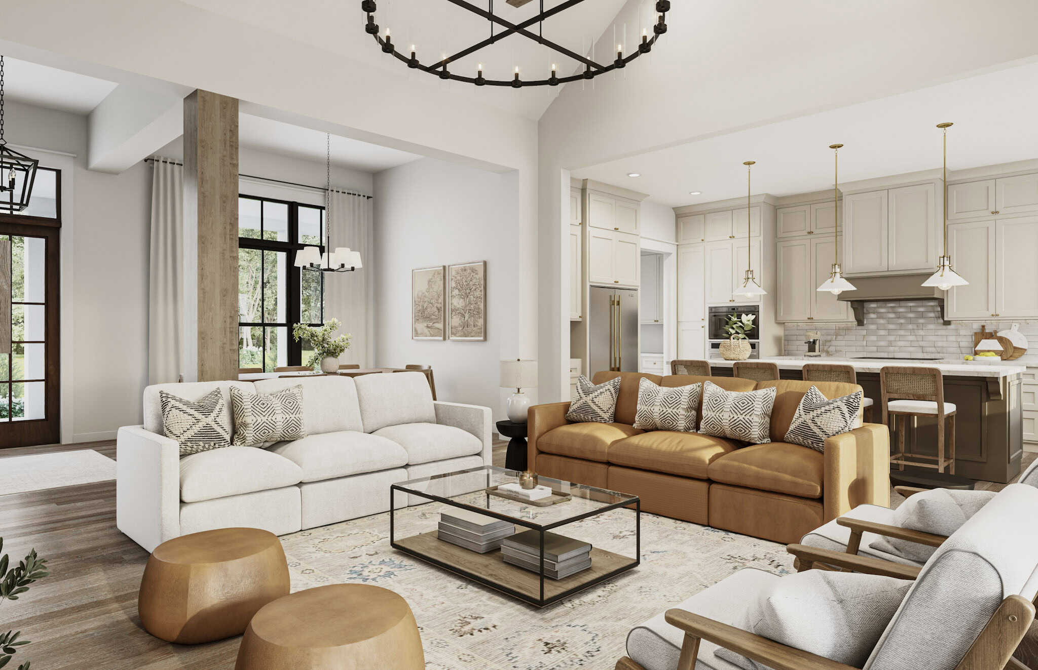 Great Room of this 4-Bedroom,2600 Sq Ft Plan -142-1564