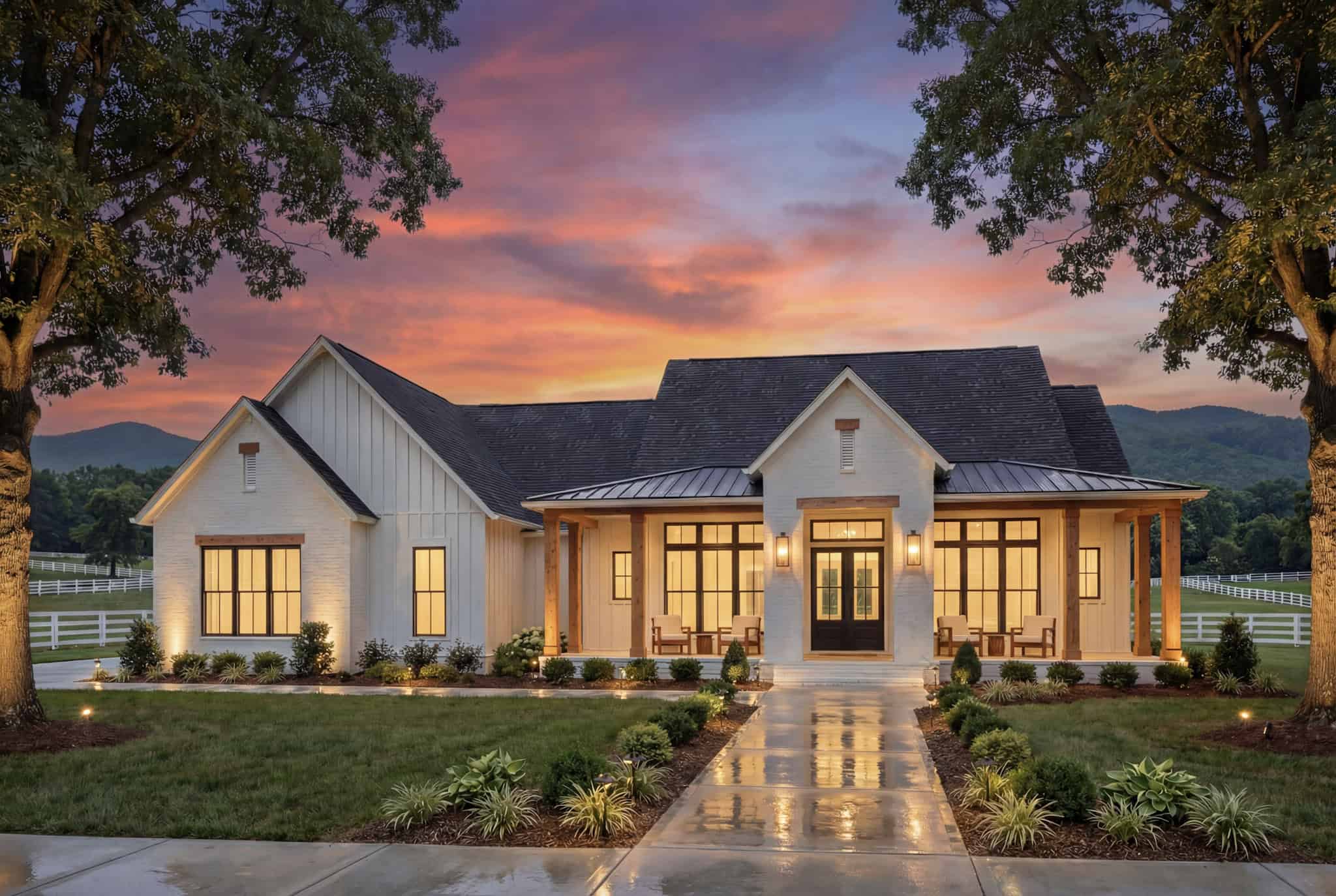 Front View of this 4-Bedroom,2600 Sq Ft Plan -142-1564