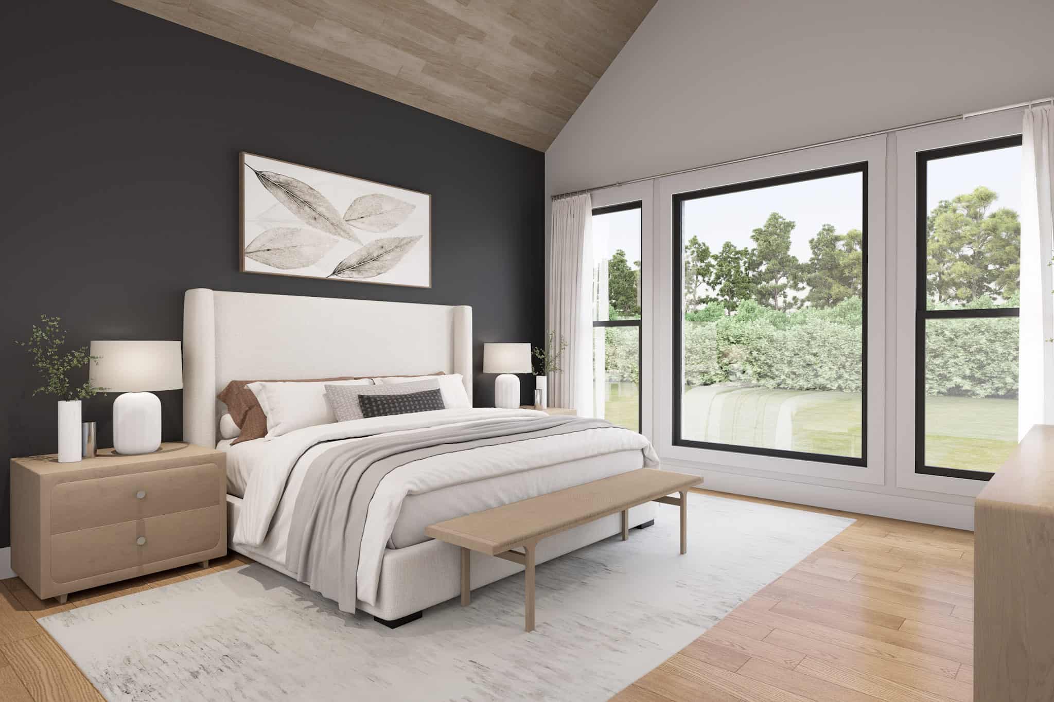 Master Bedroom of this 3-Bedroom,2427 Sq Ft Plan -142-1567