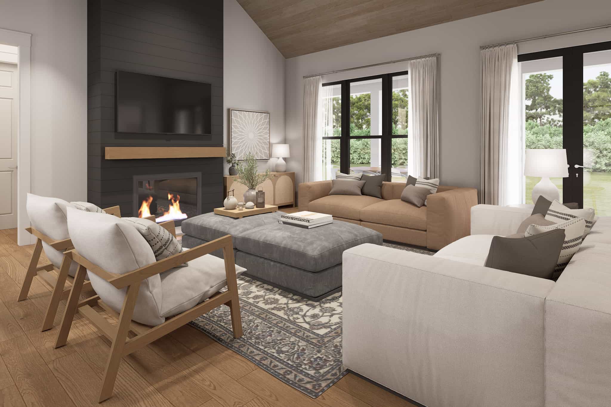 Great Room: Fireplace of this 3-Bedroom,2427 Sq Ft Plan -142-1567