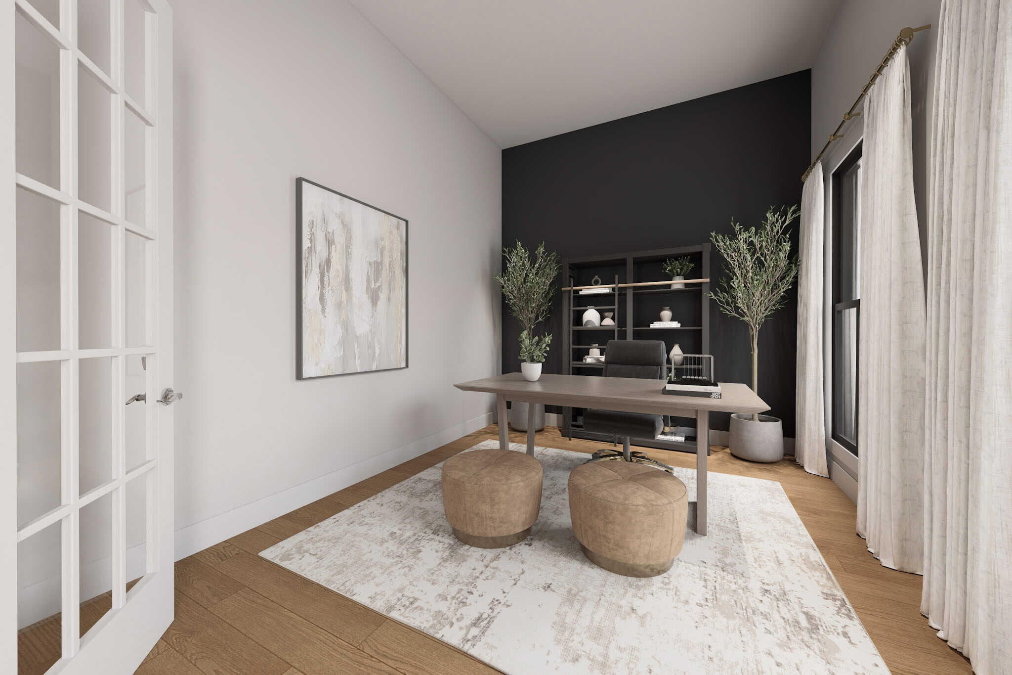 Home Office of this 3-Bedroom,2427 Sq Ft Plan -142-1567